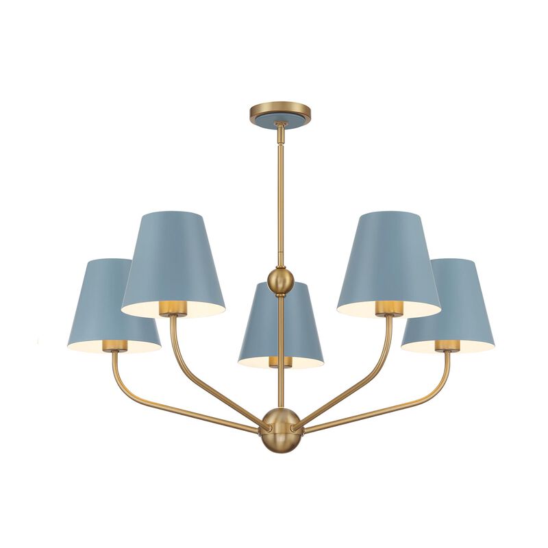 Xavier 28 Inch Chandelier by Crystorama