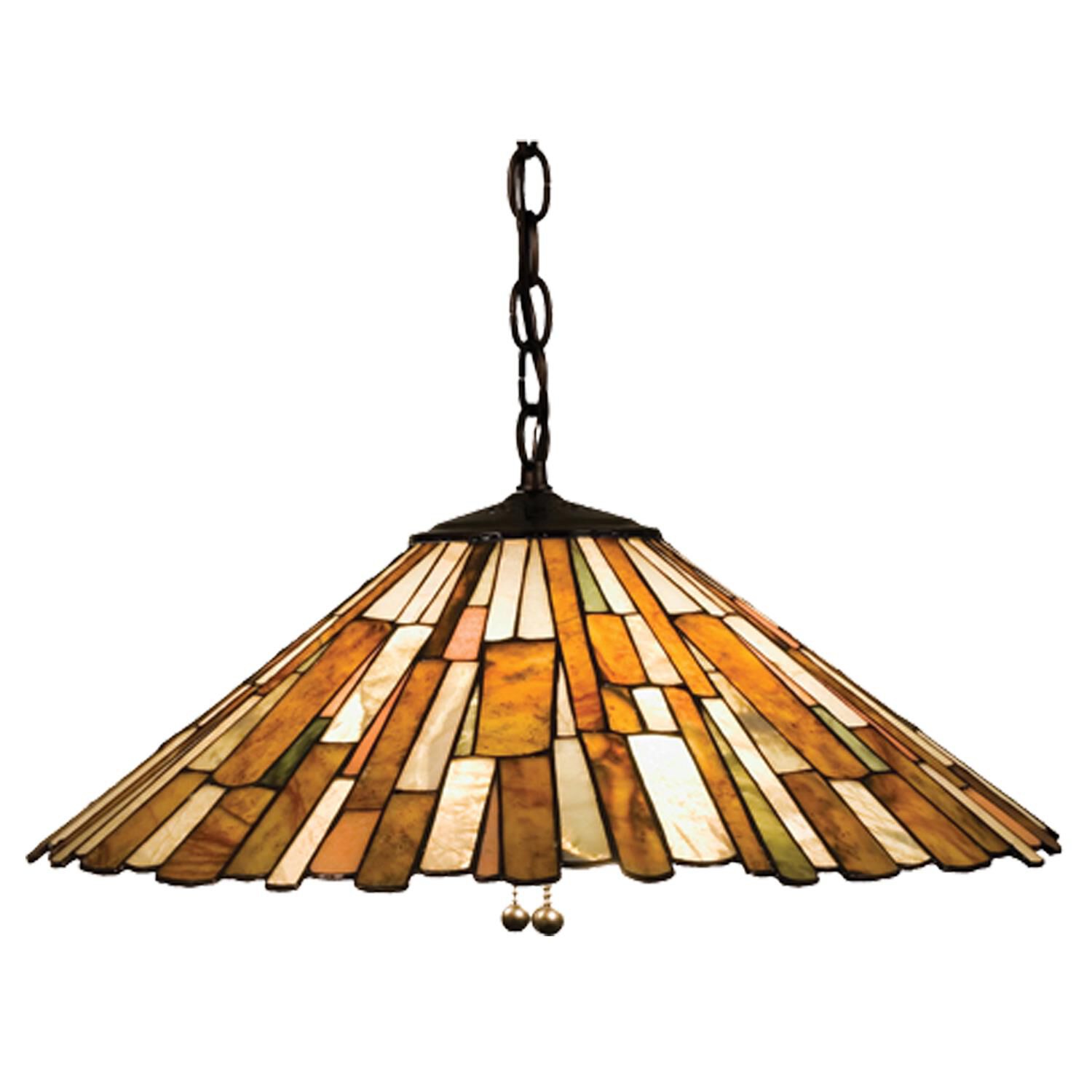Jadestone Delta 21 Inch Large Pendant by Meyda Lighting