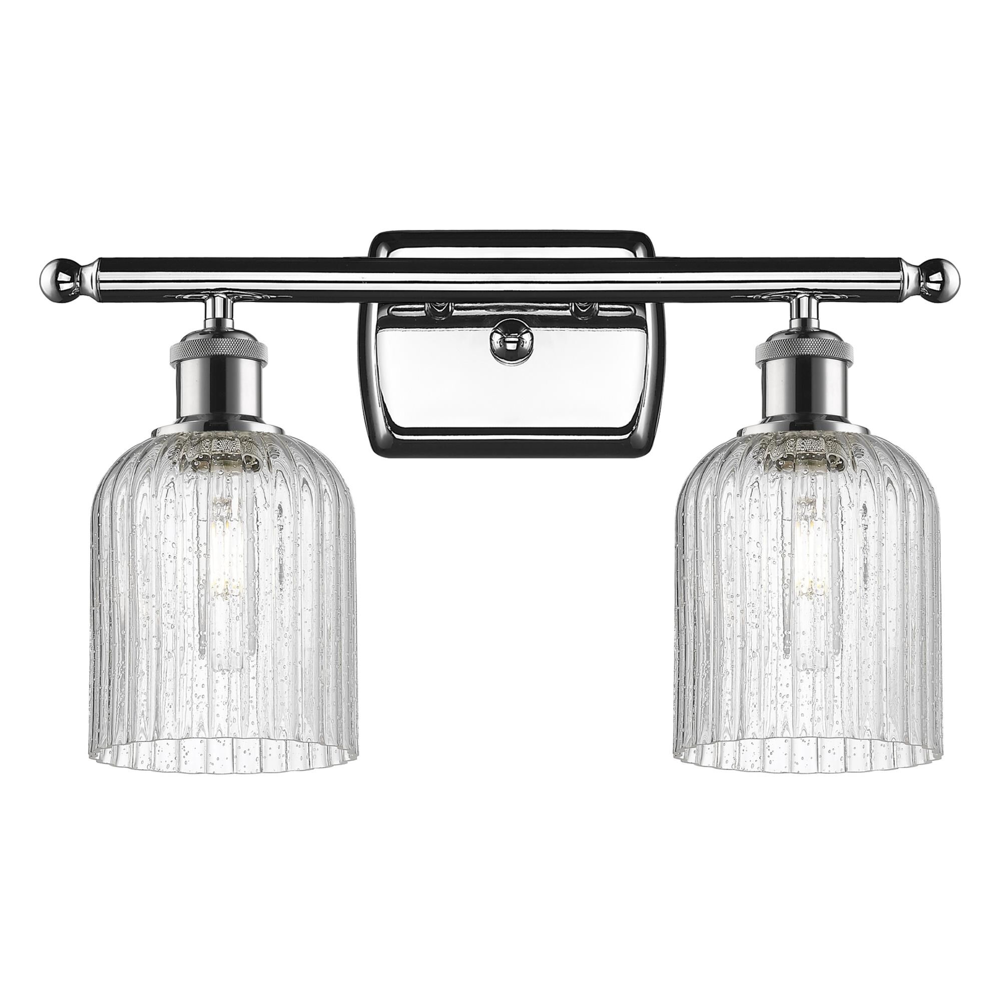 Shown in Polished Chrome finish and Seedy shade