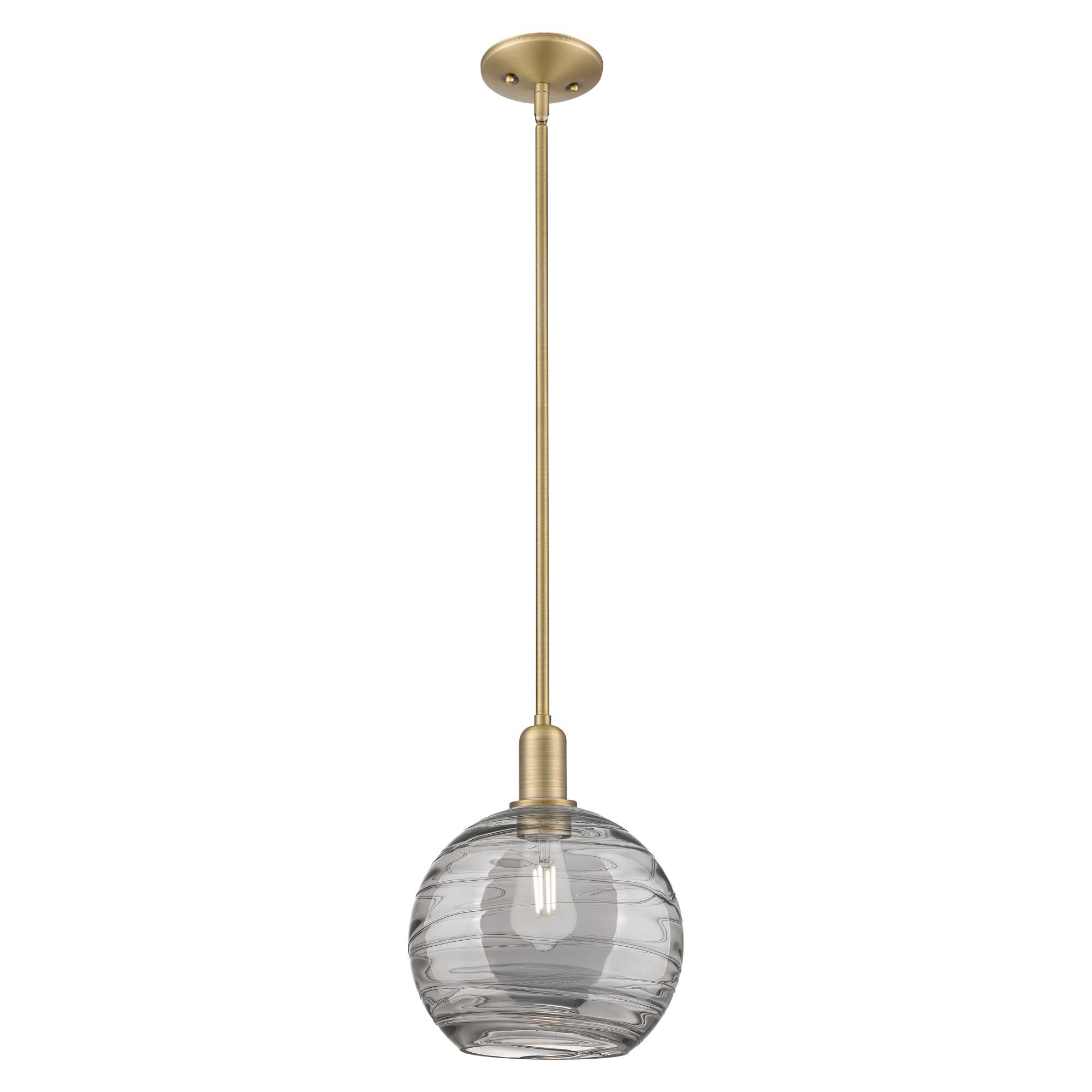 Bruno Marashlian Athens Deco Swirl 10 Inch Mini Pendant by Innovations Lighting
