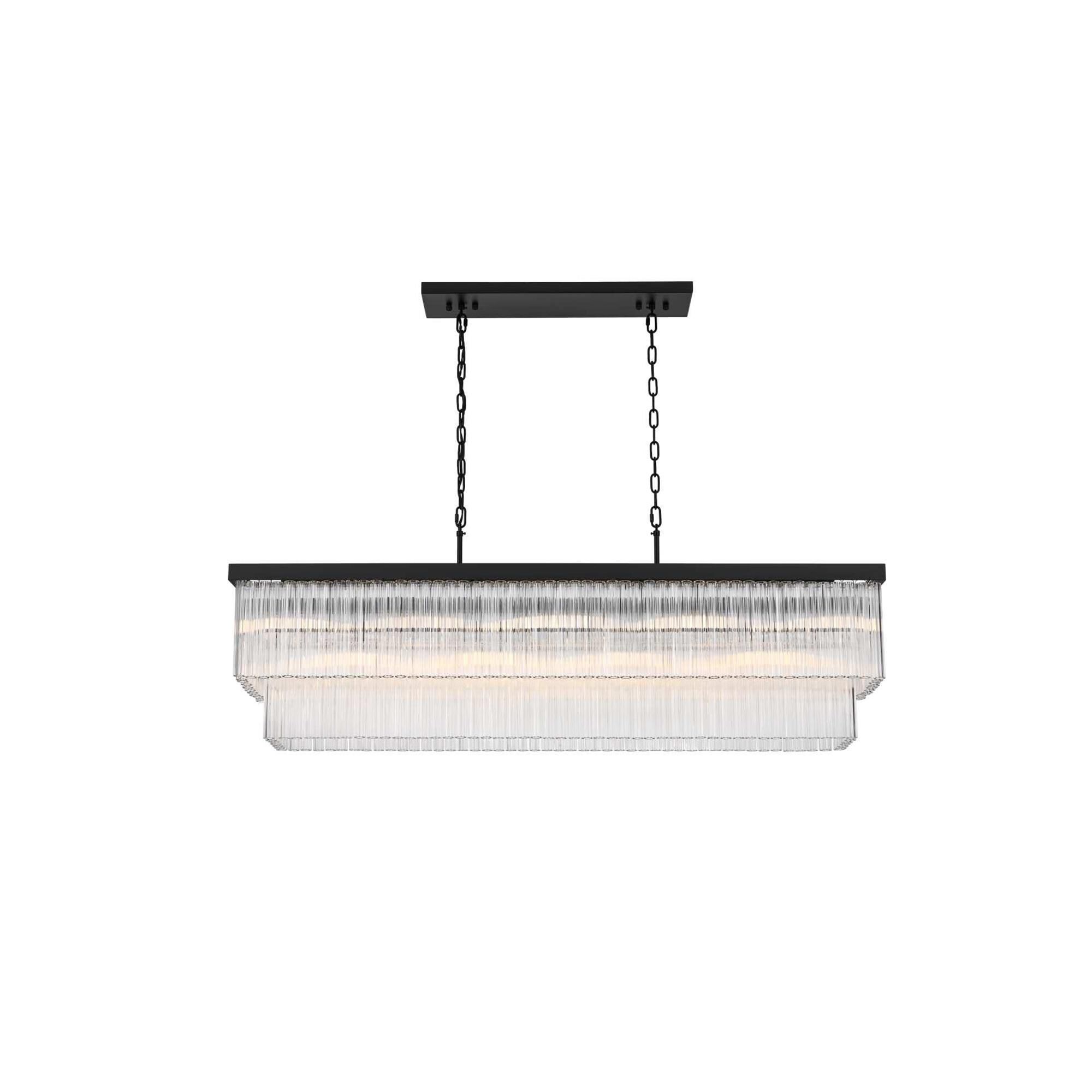 Harlow 53 Inch Linear Suspension Light by Elegant Lighting