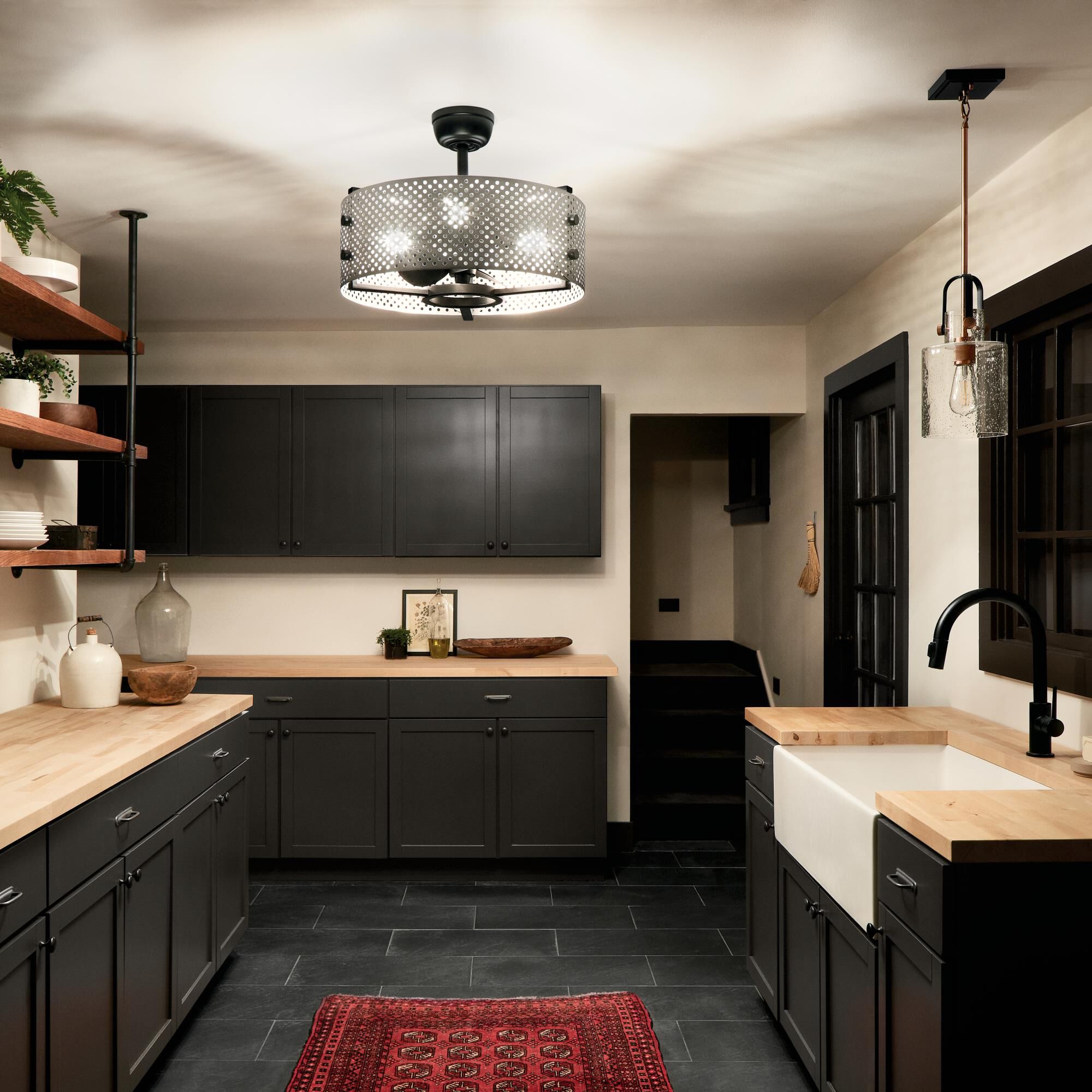 Shown in Satin Black finish