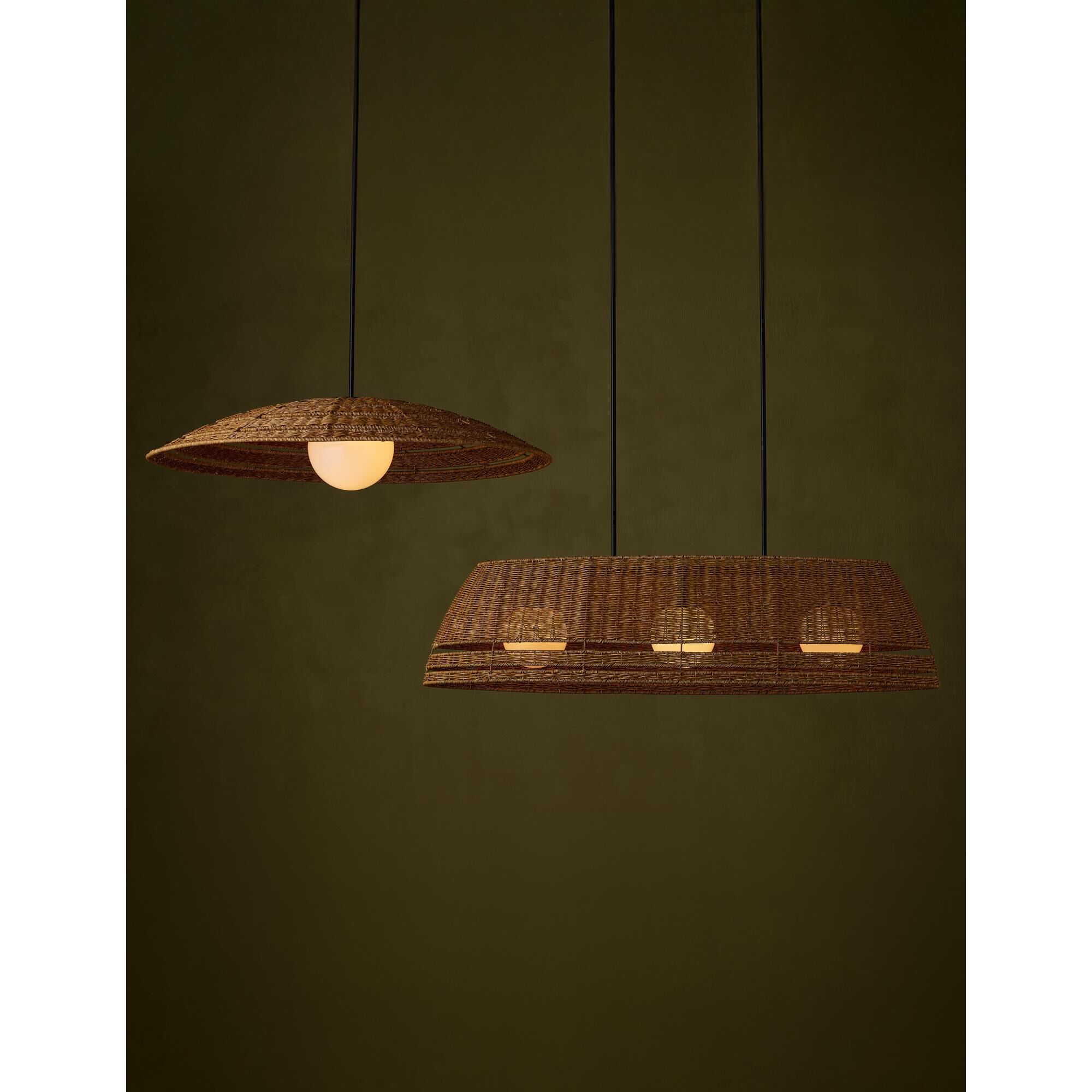 Barbary 53 Inch Linear Suspension Light by Currey and Company