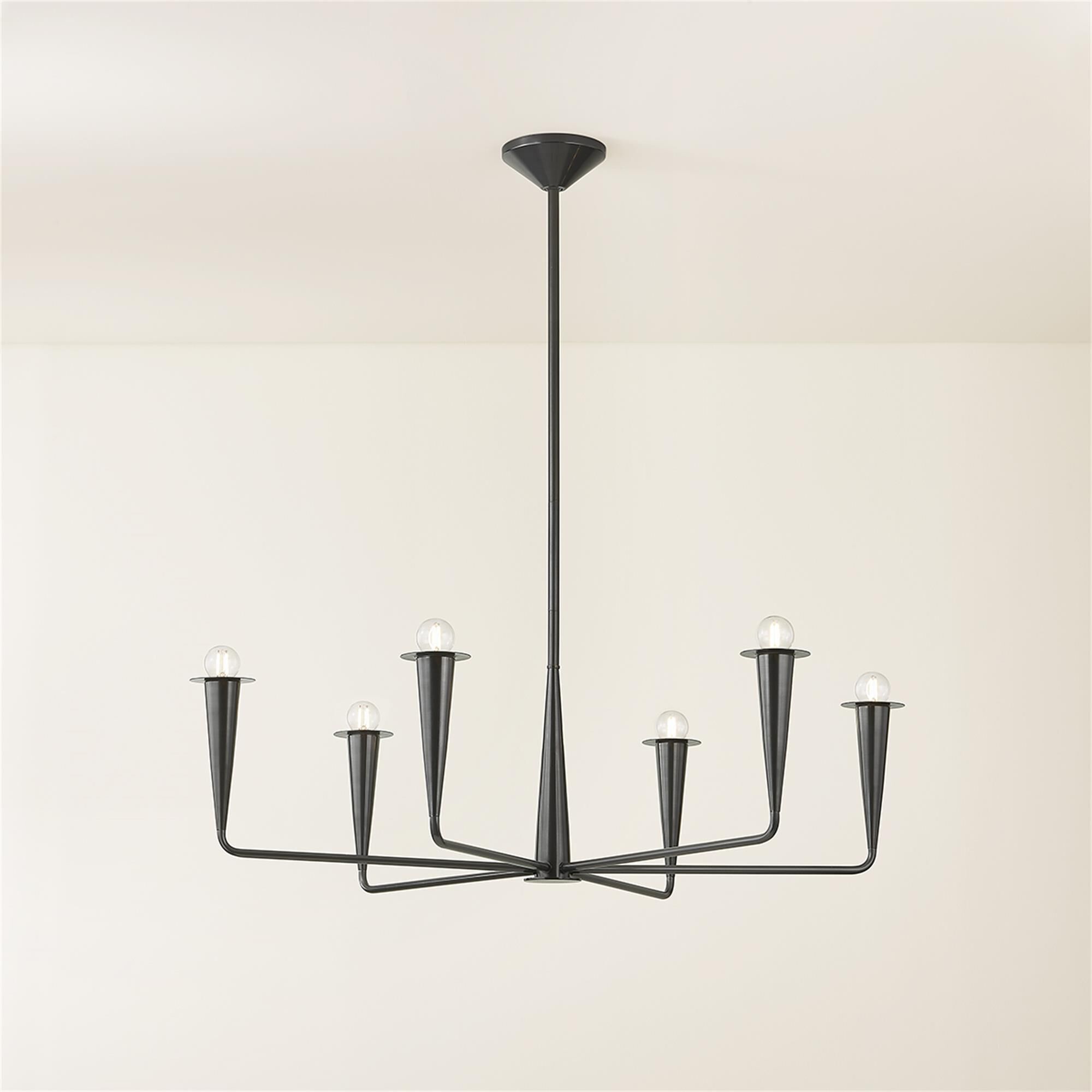 The Lifestyled Co Danna Large Chandelier,