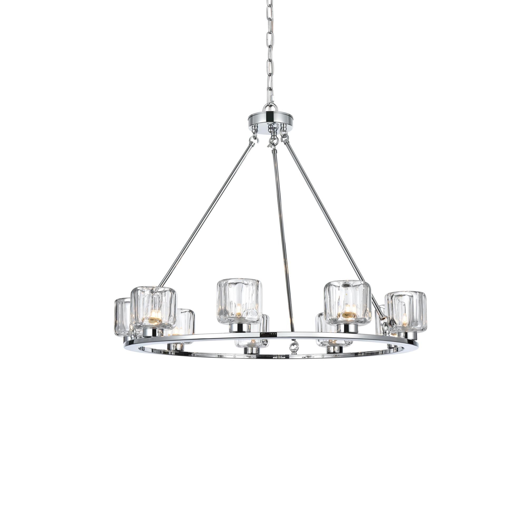 Shown in Chrome And Clear finish