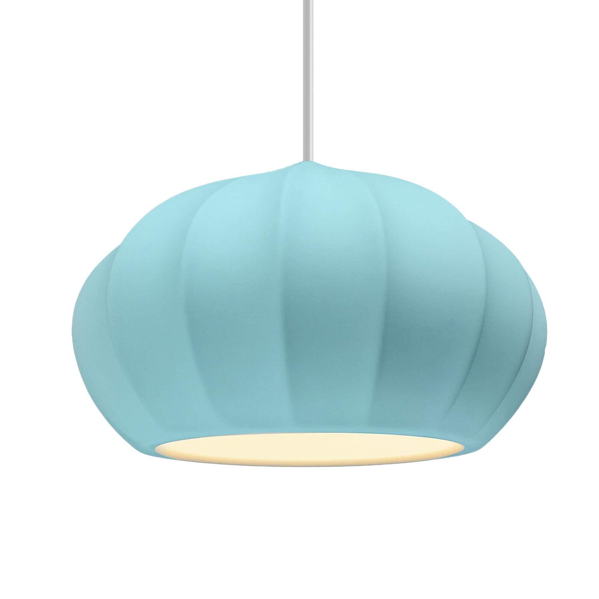 Fluted 13 Inch Large Pendant by Justice Design Group