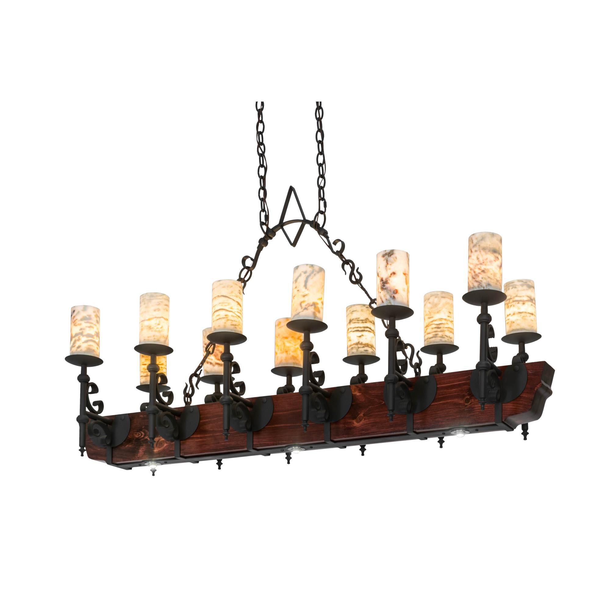 60 Inch 12 Light LED Linear Suspension Light by Meyda Lighting