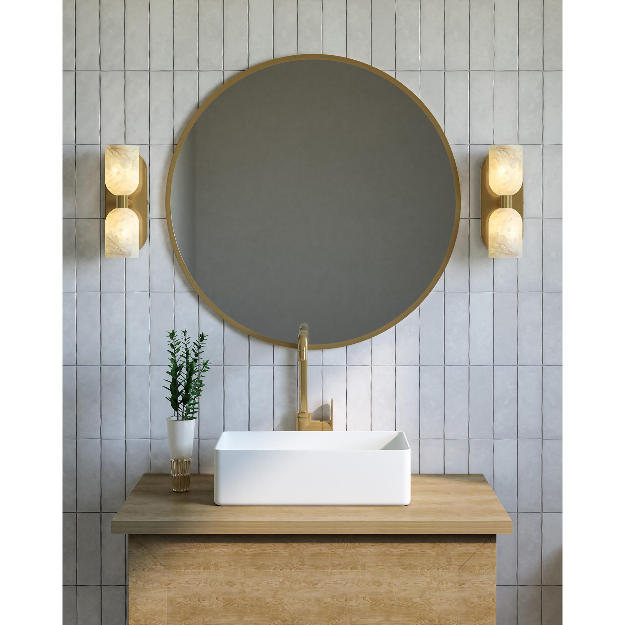 Elisa Carlucci Lucian 11 Inch Wall Sconce by Alora Lighting