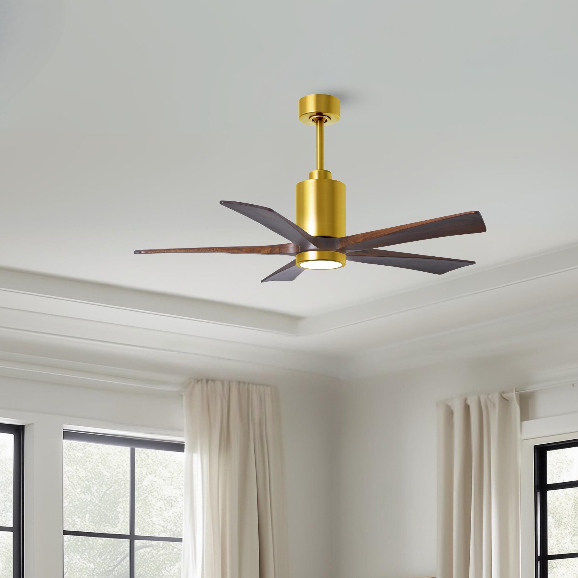 Patricia 52 Inch Ceiling Fan with Light Kit by Matthews Fan Company