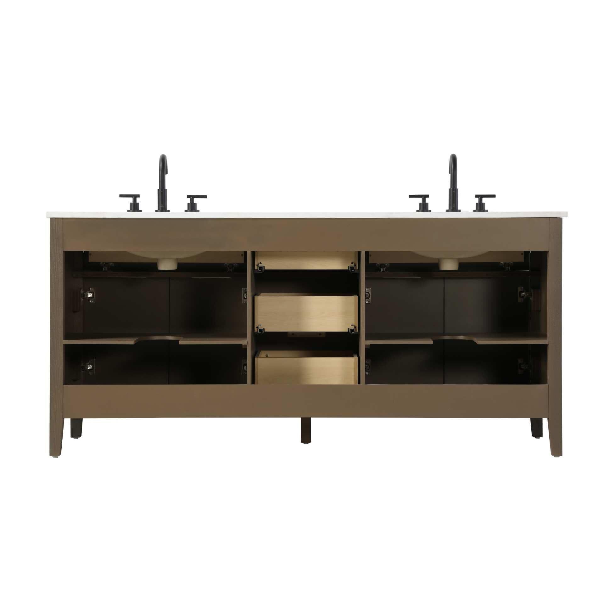Langston 72 Inch Bath Vanity by Elegant Decor