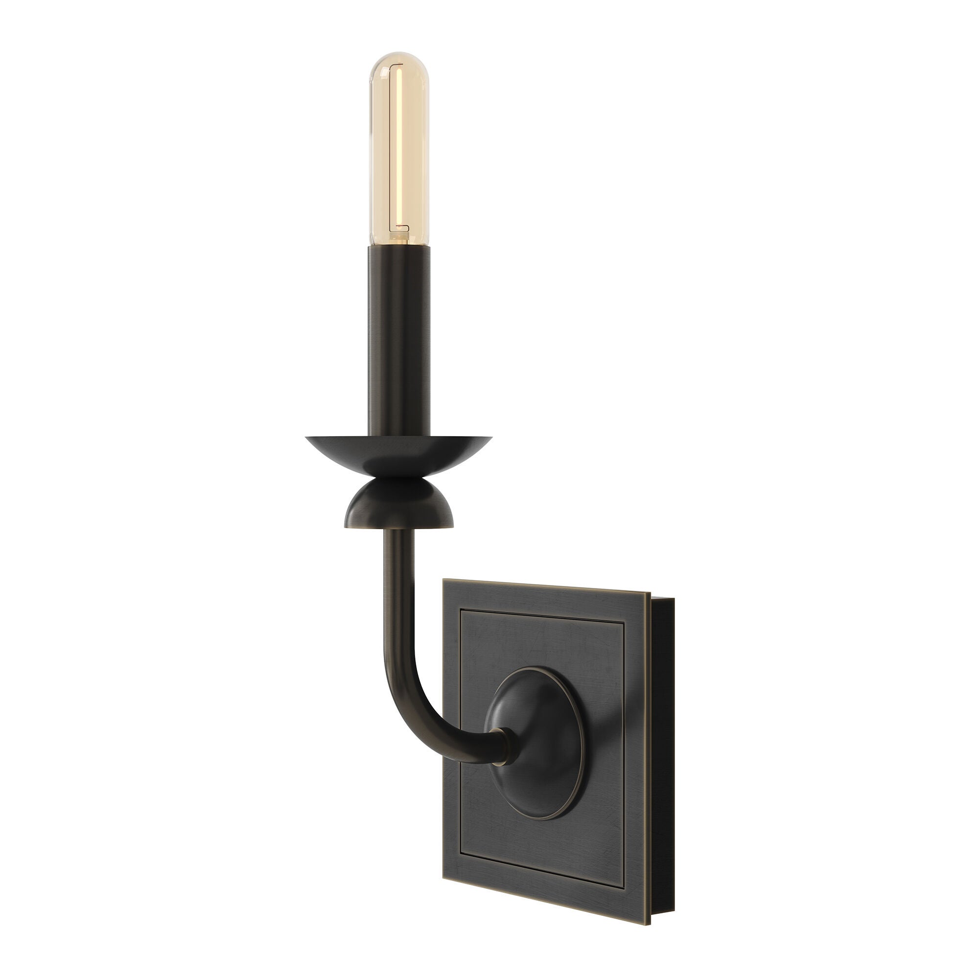 Shown in Bronze finish and White shade