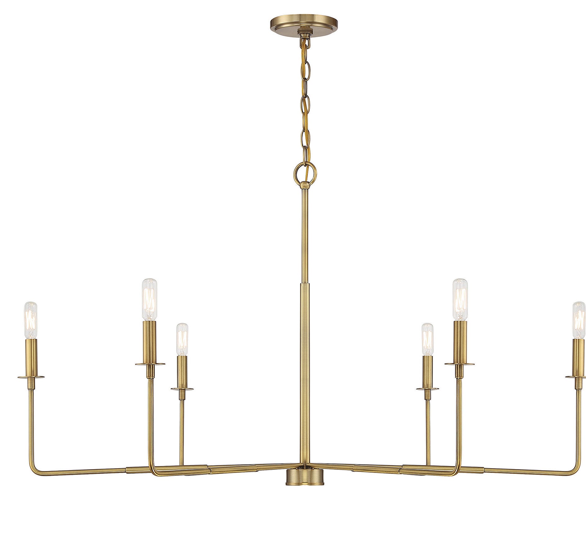 Salerno 42 Inch 6 Light Chandelier by Savoy House