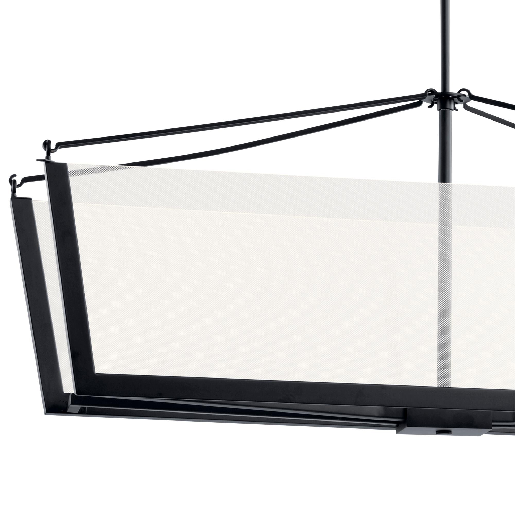 Shown in Black finish and Light Guide Acrylic glass