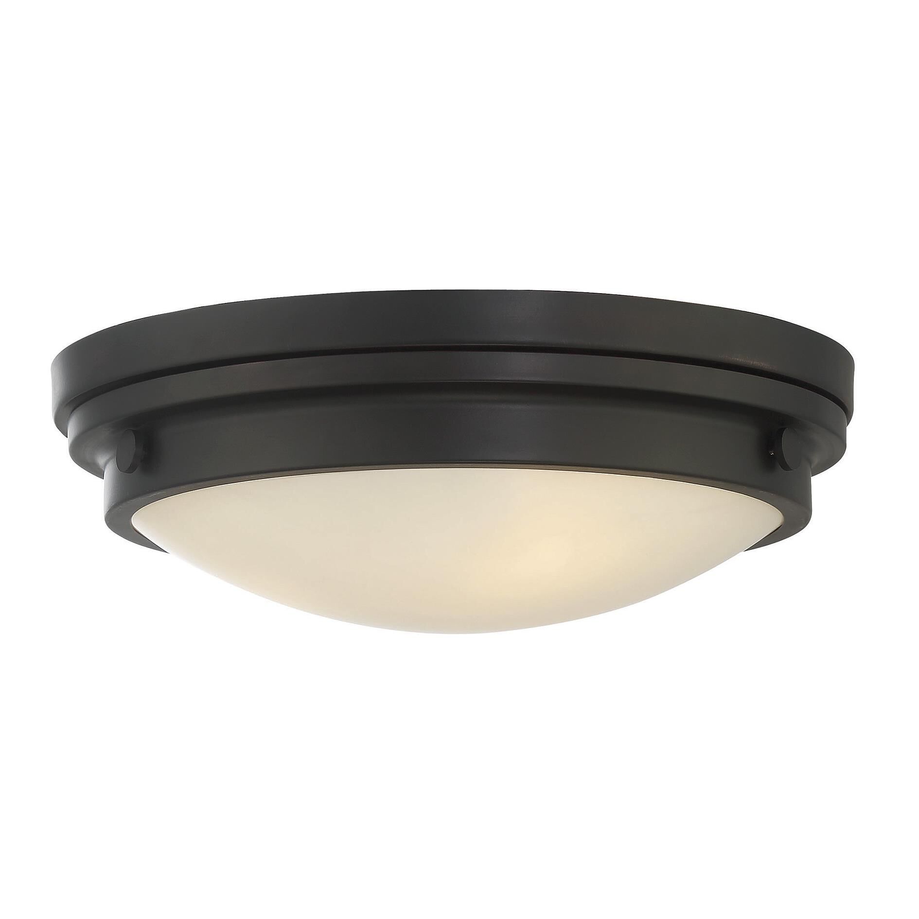 Shown in English Bronze finish and White  glass