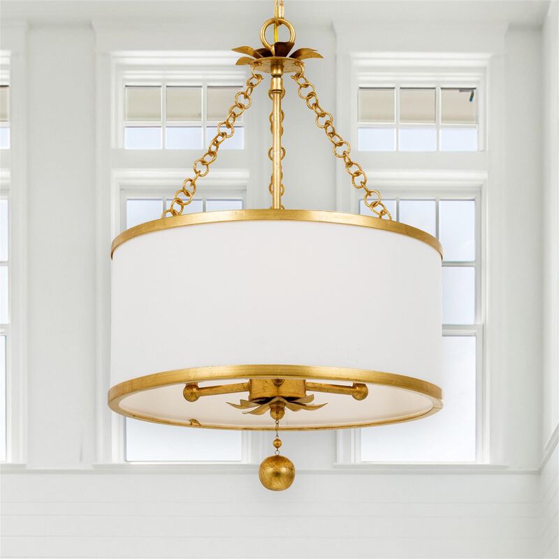Broche 14 Inch 3 Light Mini Chandelier by Crystorama