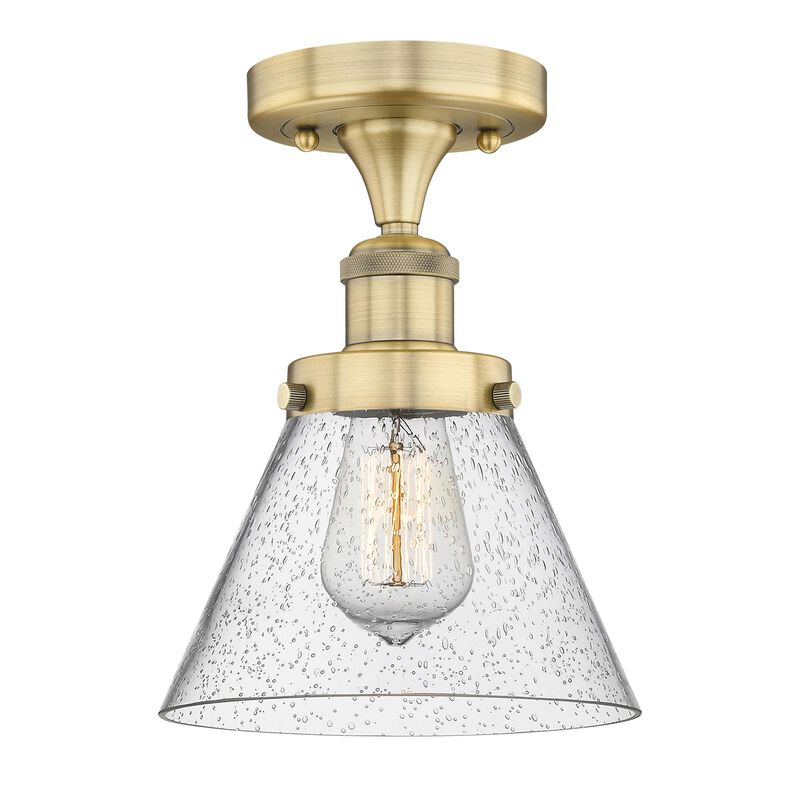 Bruno Marashlian Cone 7 Inch 1 Light Semi Flush Mount by Innovations Lighting
