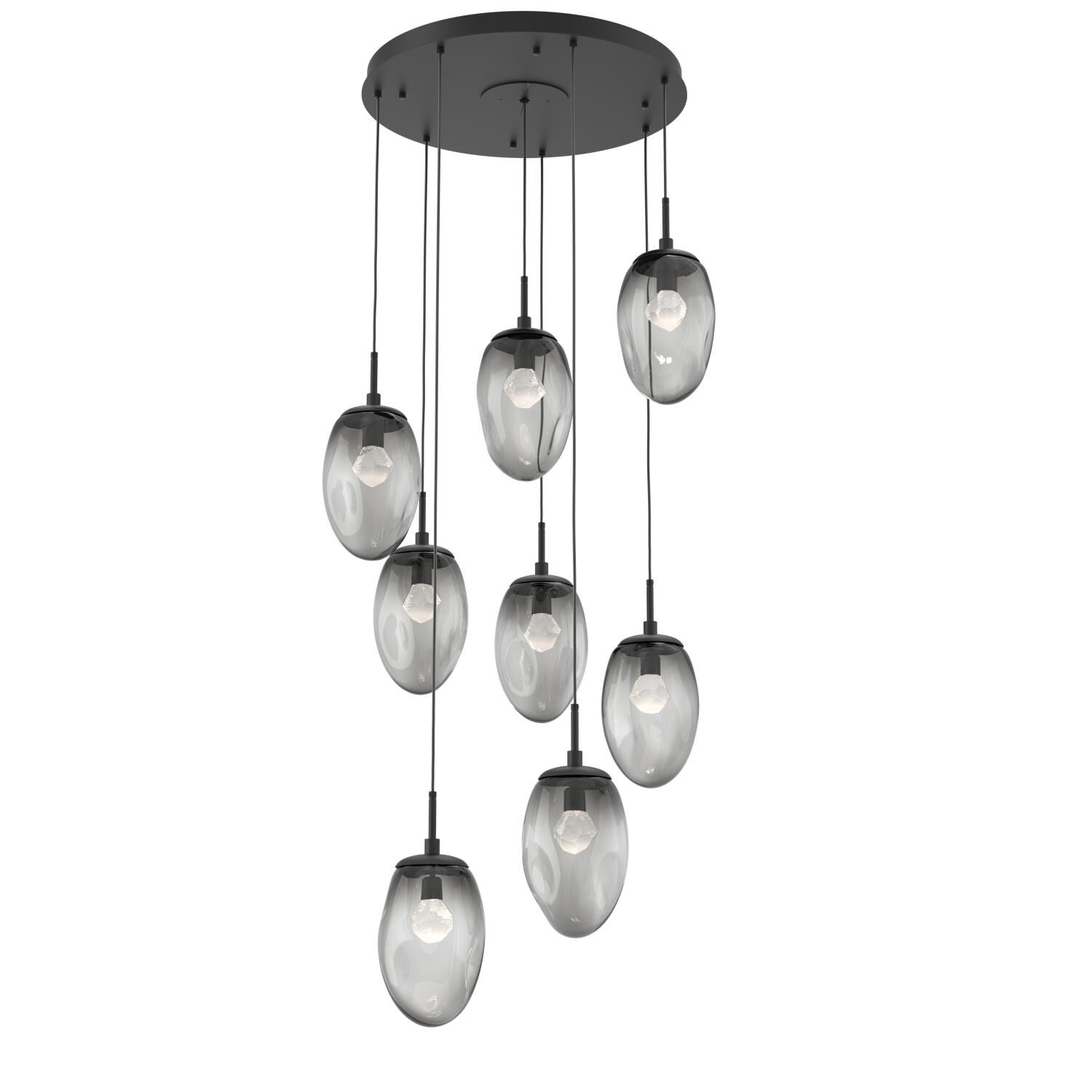 Levi Wilson Nebula 31 Inch 8 Light LED Multi Light Pendant by Hammerton Studio