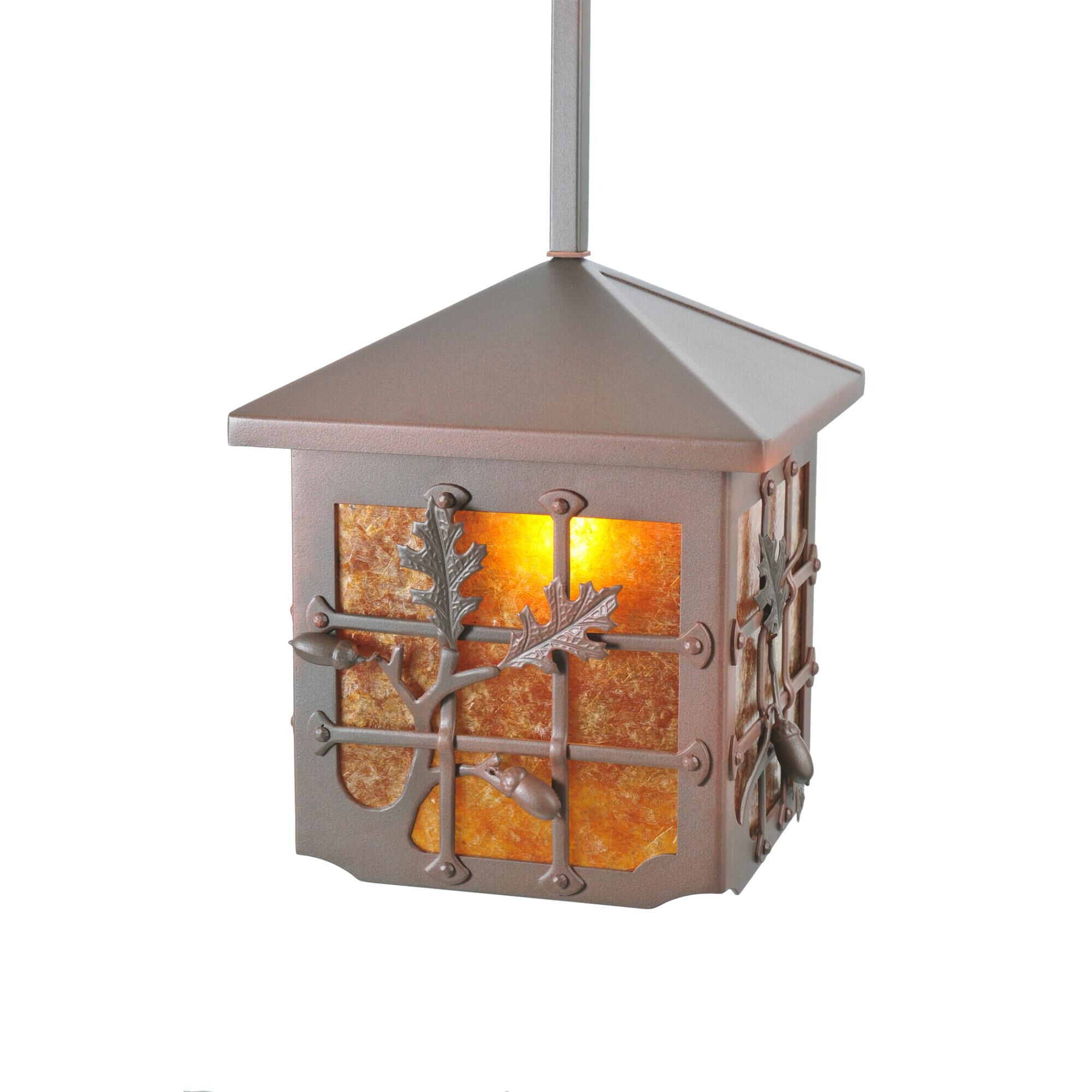 Oak Leaf And Acorn 17 Inch Large Pendant by Meyda Lighting