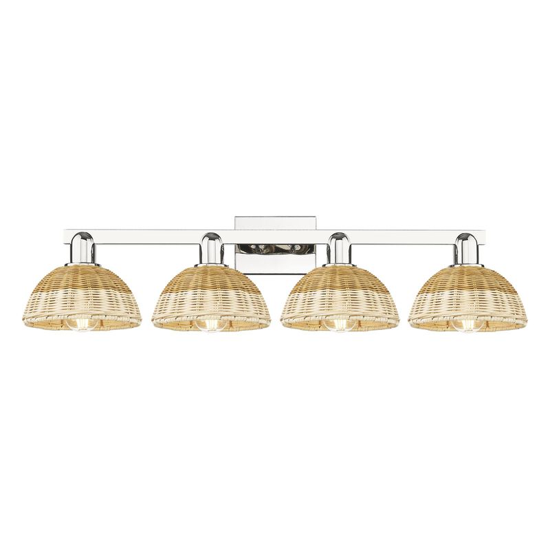Bruno Marashlian Natural Ballston Dome 36 Inch Bath Vanity Light by Innovations Lighting