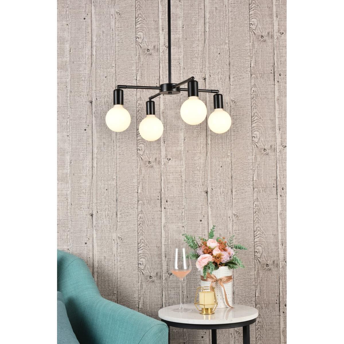 Reyes 8 Inch Mini Pendant by Elegant Lighting