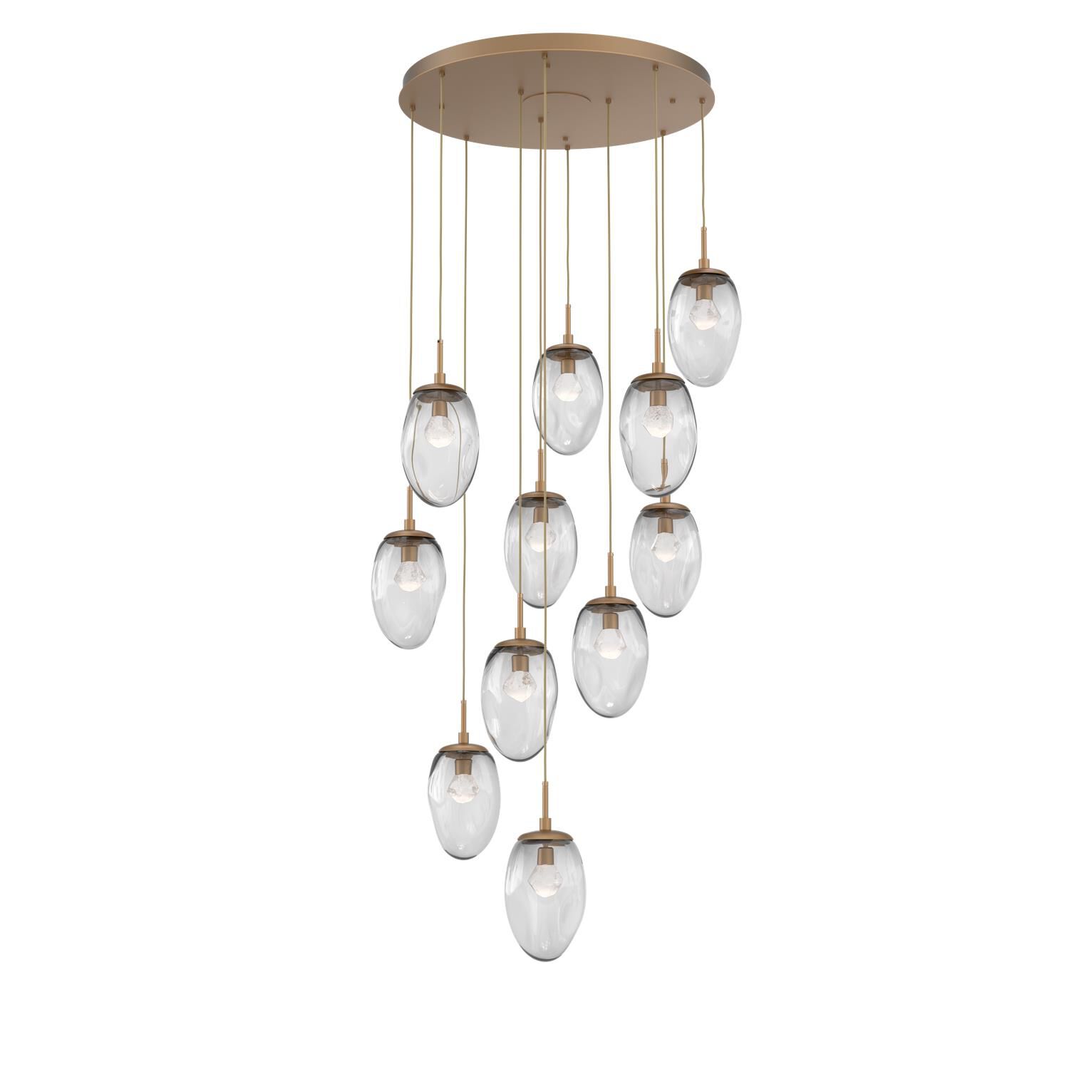 Levi Wilson Nebula 37 Inch 11 Light LED Multi Light Pendant by Hammerton Studio