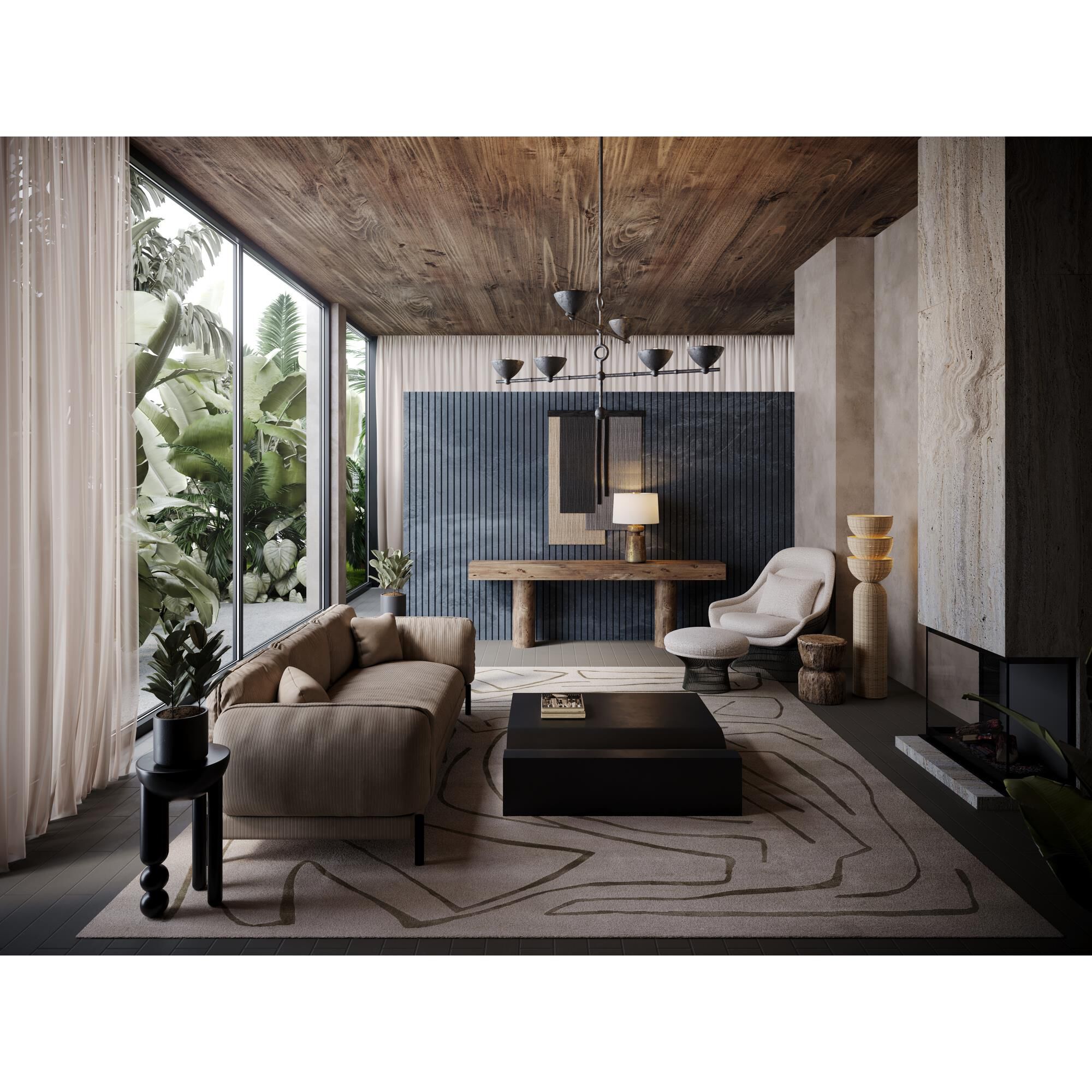 Vishal 39 Inch Chandelier by Troy Lighting