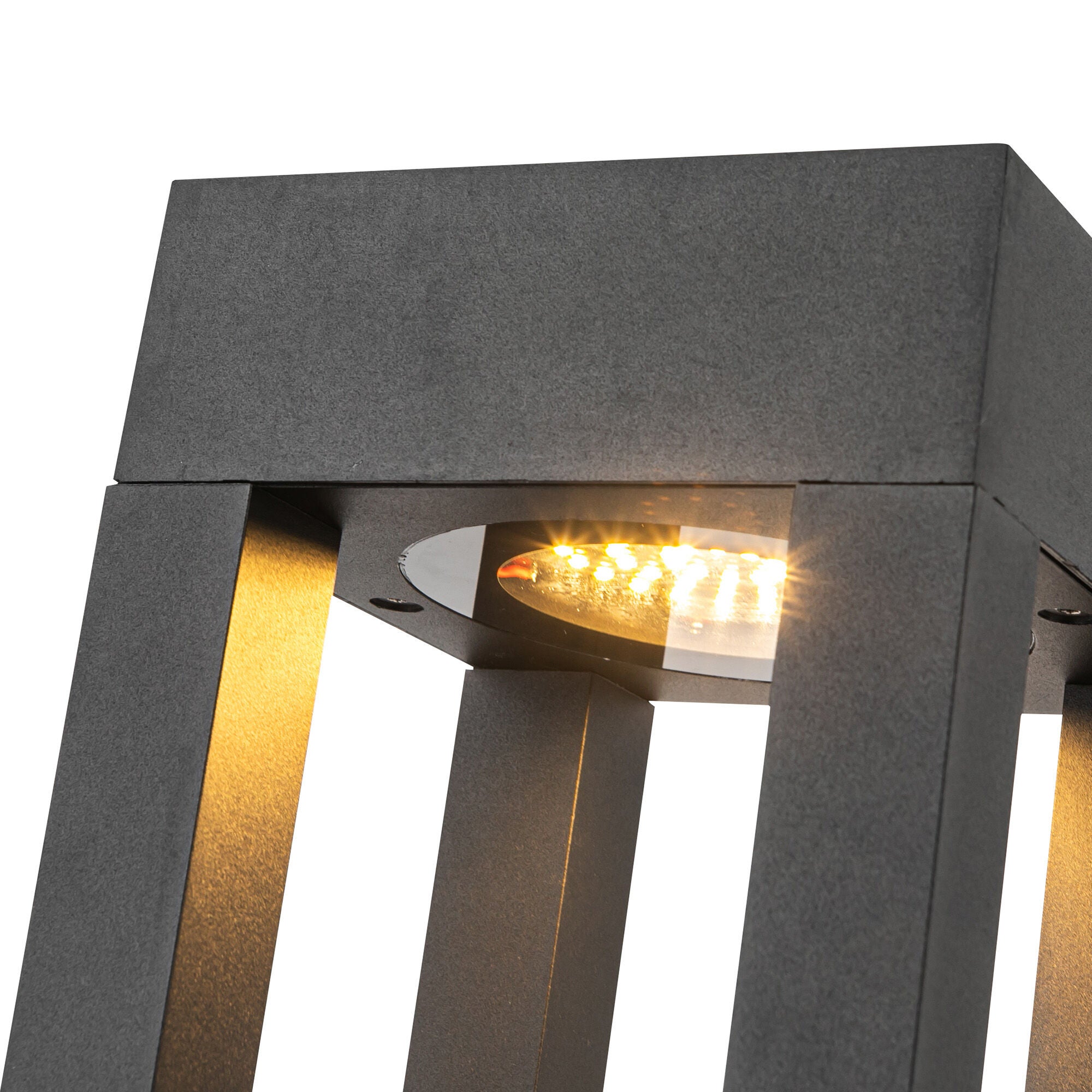 Shown in Black finish and Clear High Impact glass