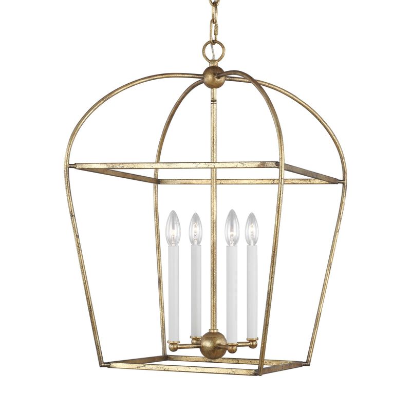 Chapman & Myers Stonington Medium Lantern Pendant by Visual Comfort Studio
