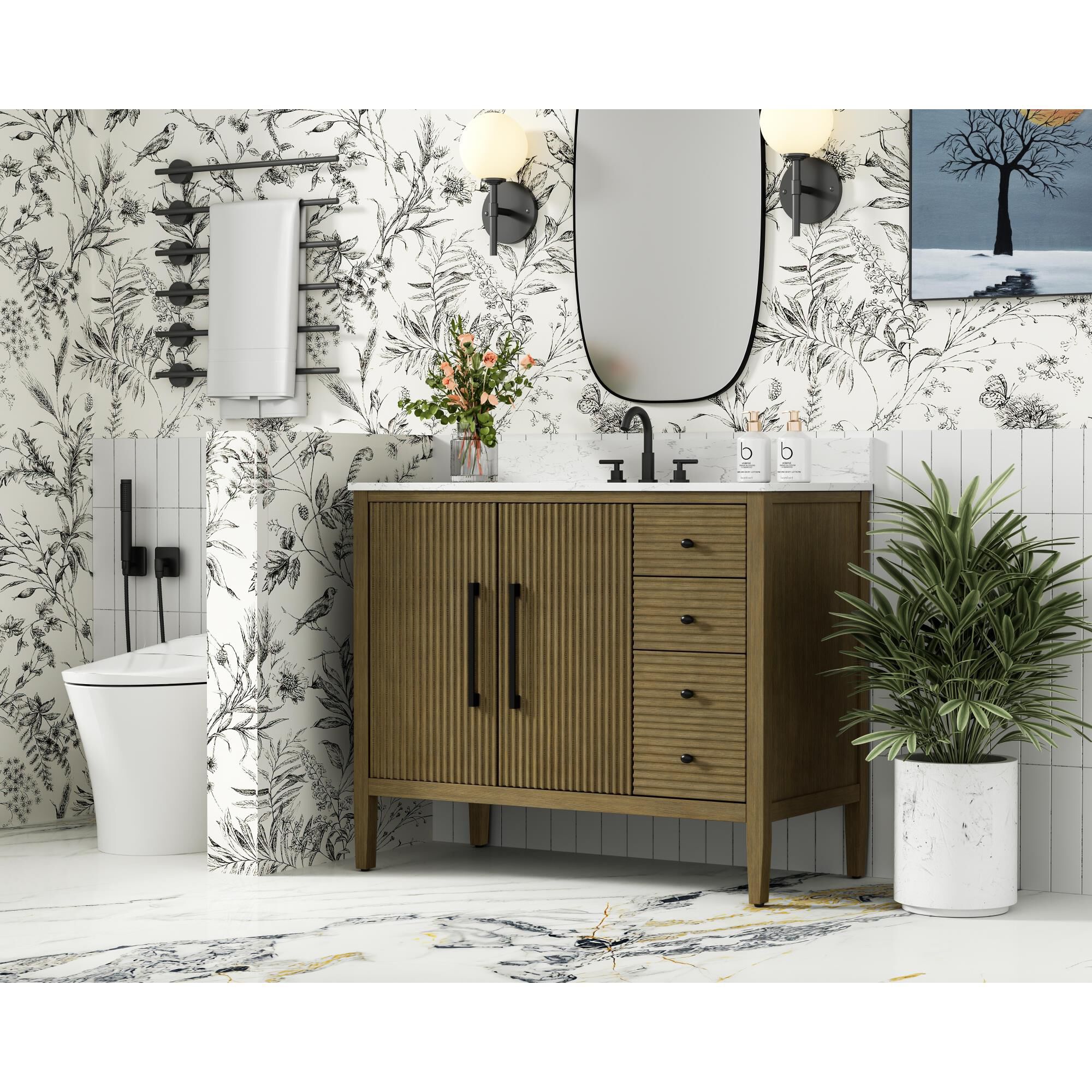 Blakely 42 Inch Bath Vanity by Elegant Dcor