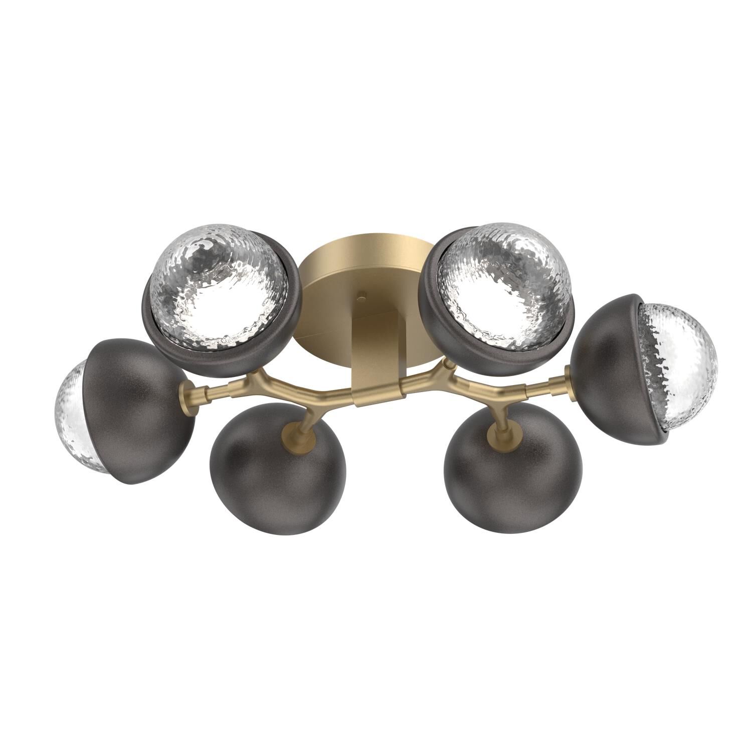 Levi Wilson Cabochon 27 Inch Flush Mount by Hammerton Studio