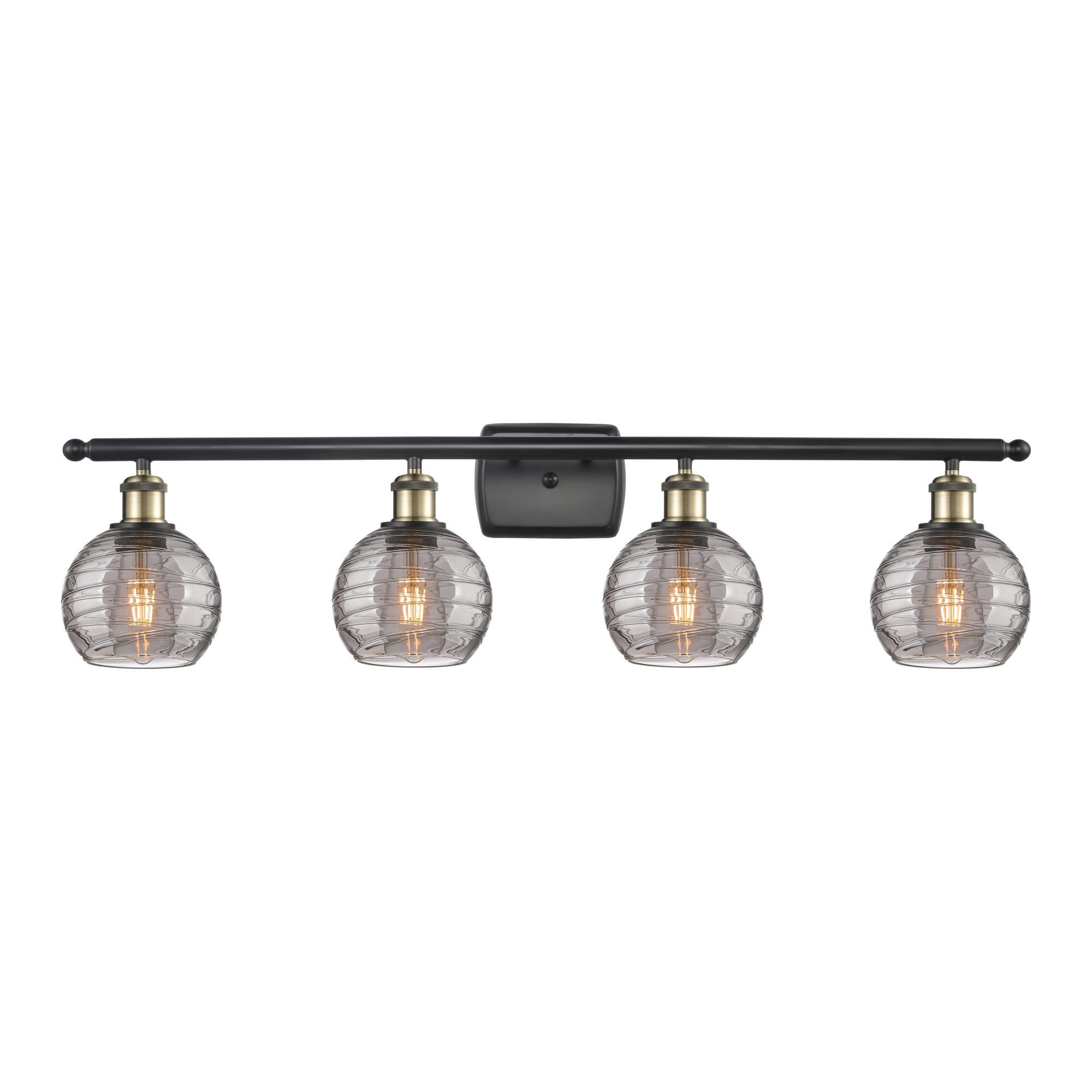 Bruno Marashlian Athens Deco Swirl 36 Inch Bath Vanity Light by Innovations Lighting