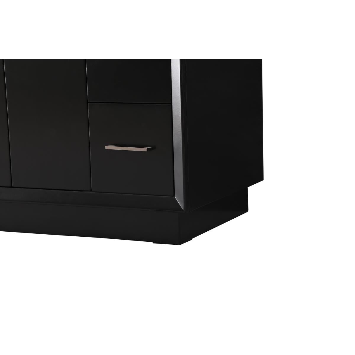 Shown in Black finish