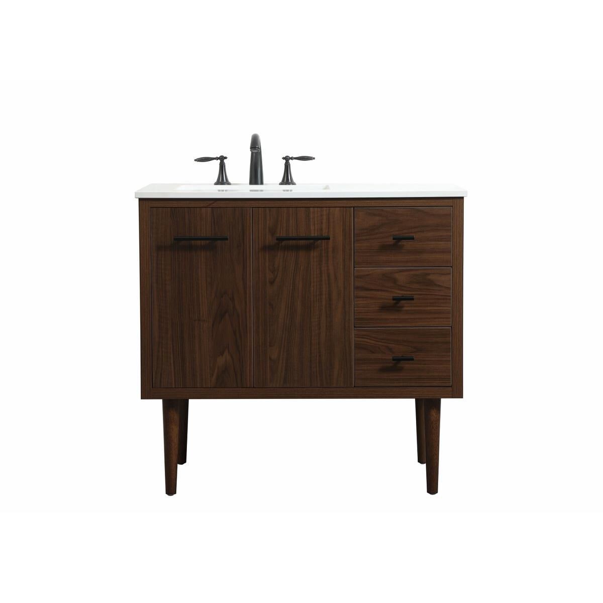 Shown in Walnut finish