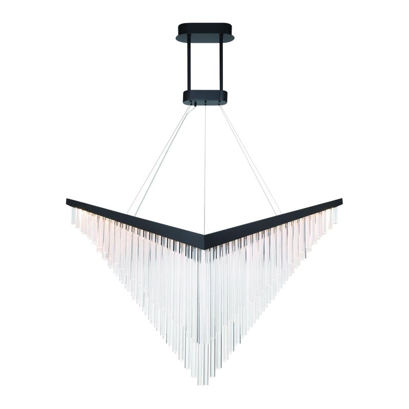 Vivien Large Linear Chandelier by Eurofase Lighting
