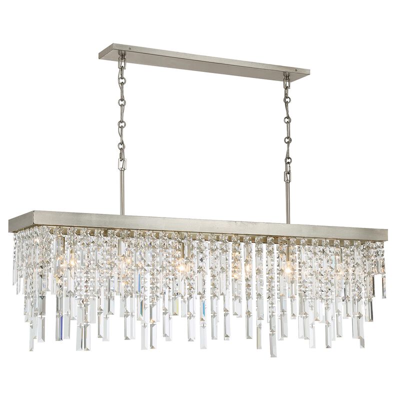 Winfield Medium Linear Chandelier by Crystorama