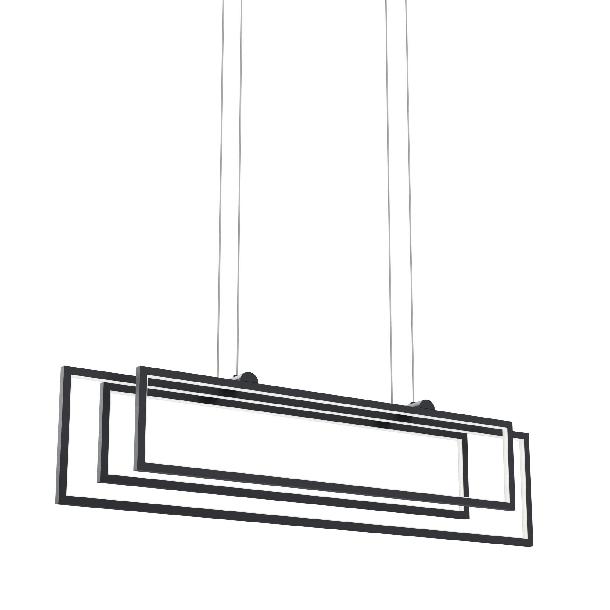 Jestin 38 Inch 3 Light LED Linear Suspension Light by Elan Lighting