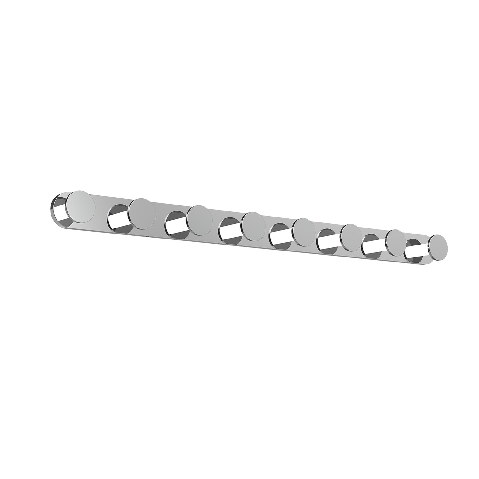 Shown in Chrome finish and Frosted Acrylic glass