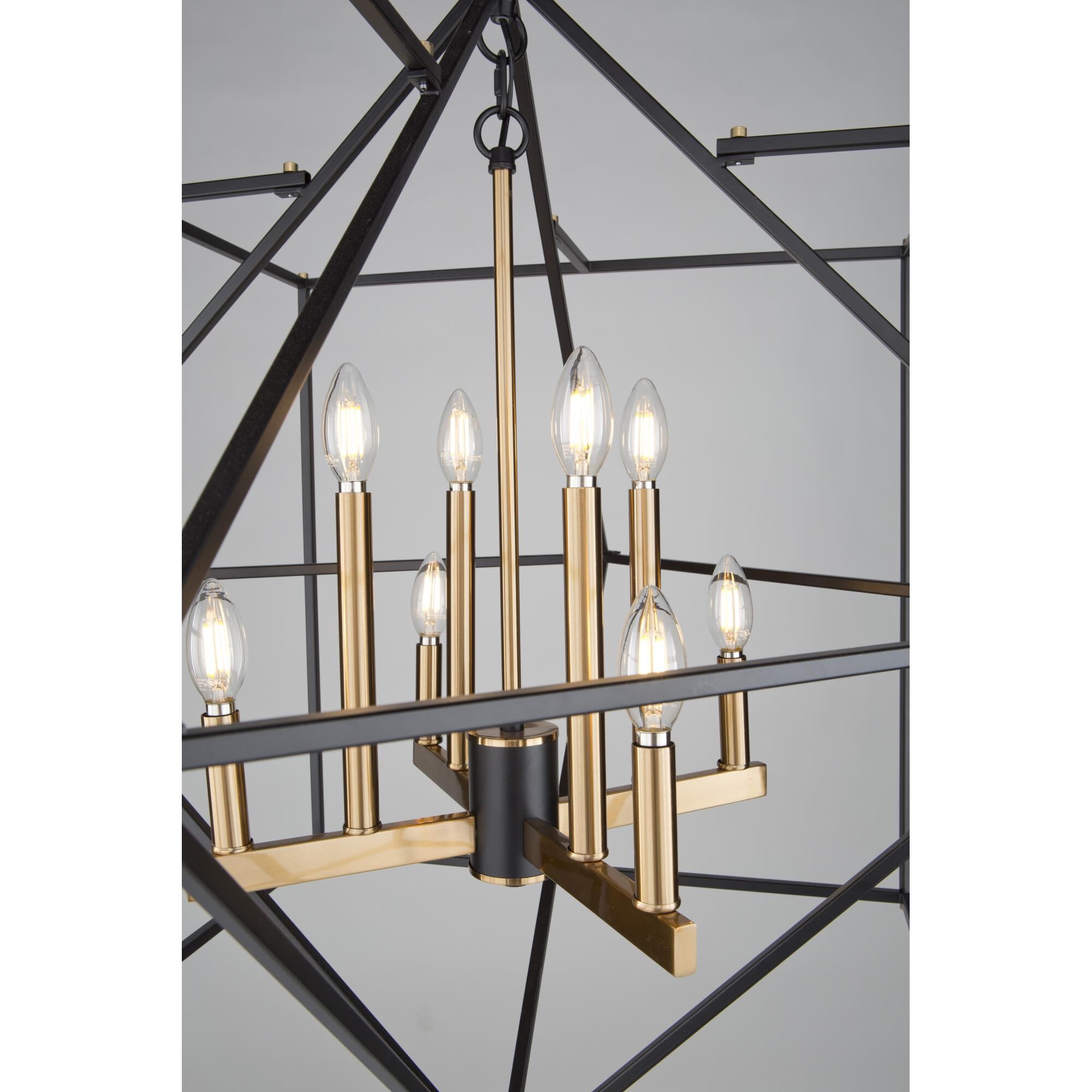 Shown in Matte Black - Harvest Brass finish