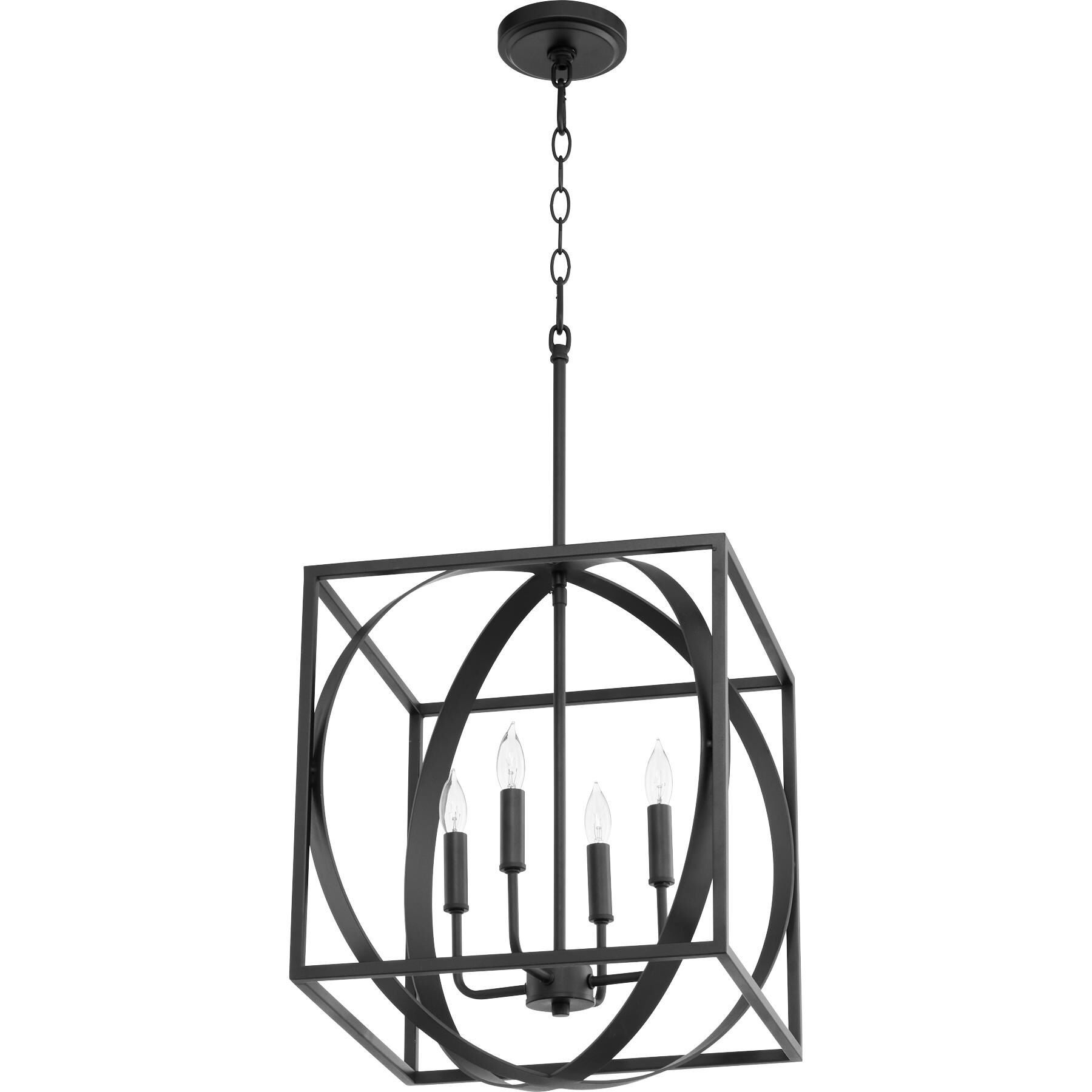 15 Inch 4 Light Mini Chandelier by Quorum International