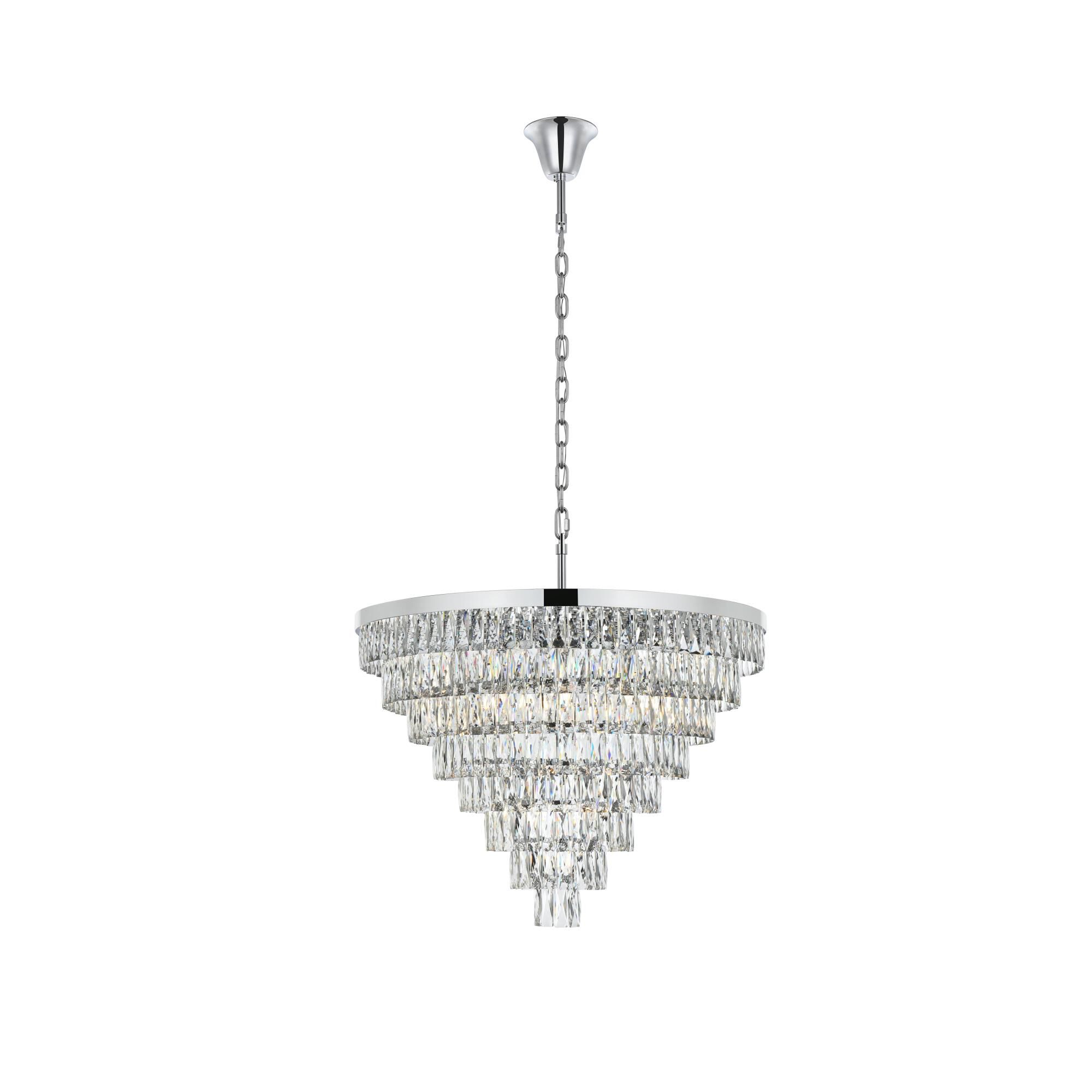 Josephine 36 Inch Chandelier by Elegant Lighting