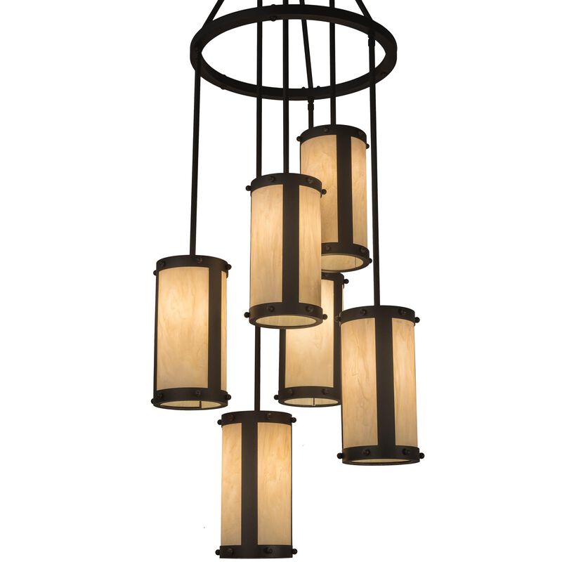 24 Inch 6 Light Chandelier by Meyda Lighting