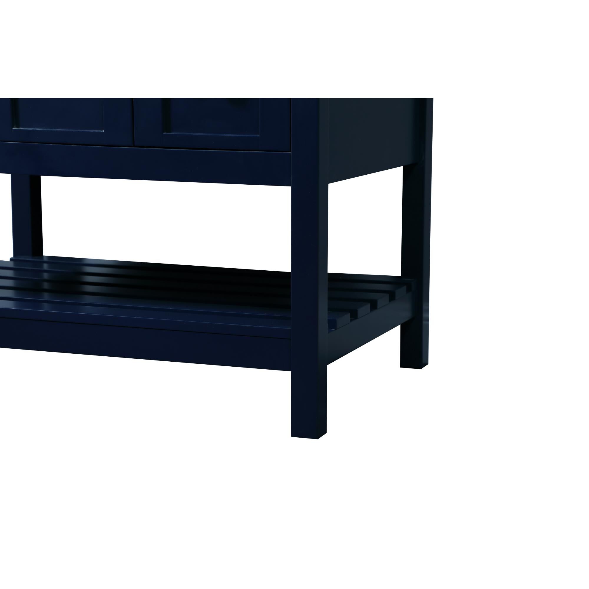 Shown in Blue finish