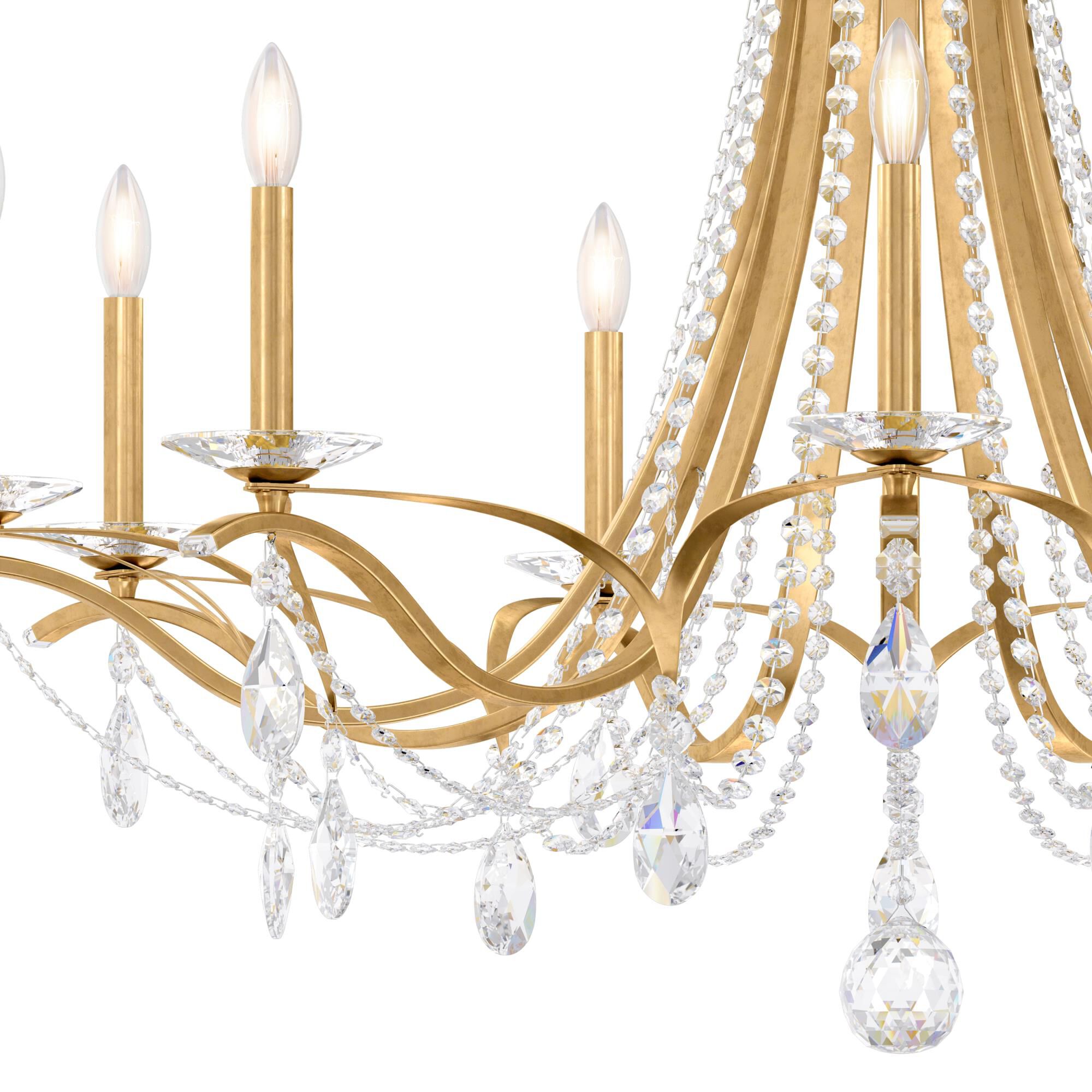 Vesca 45 Inch 9 Light Chandelier by Schonbek