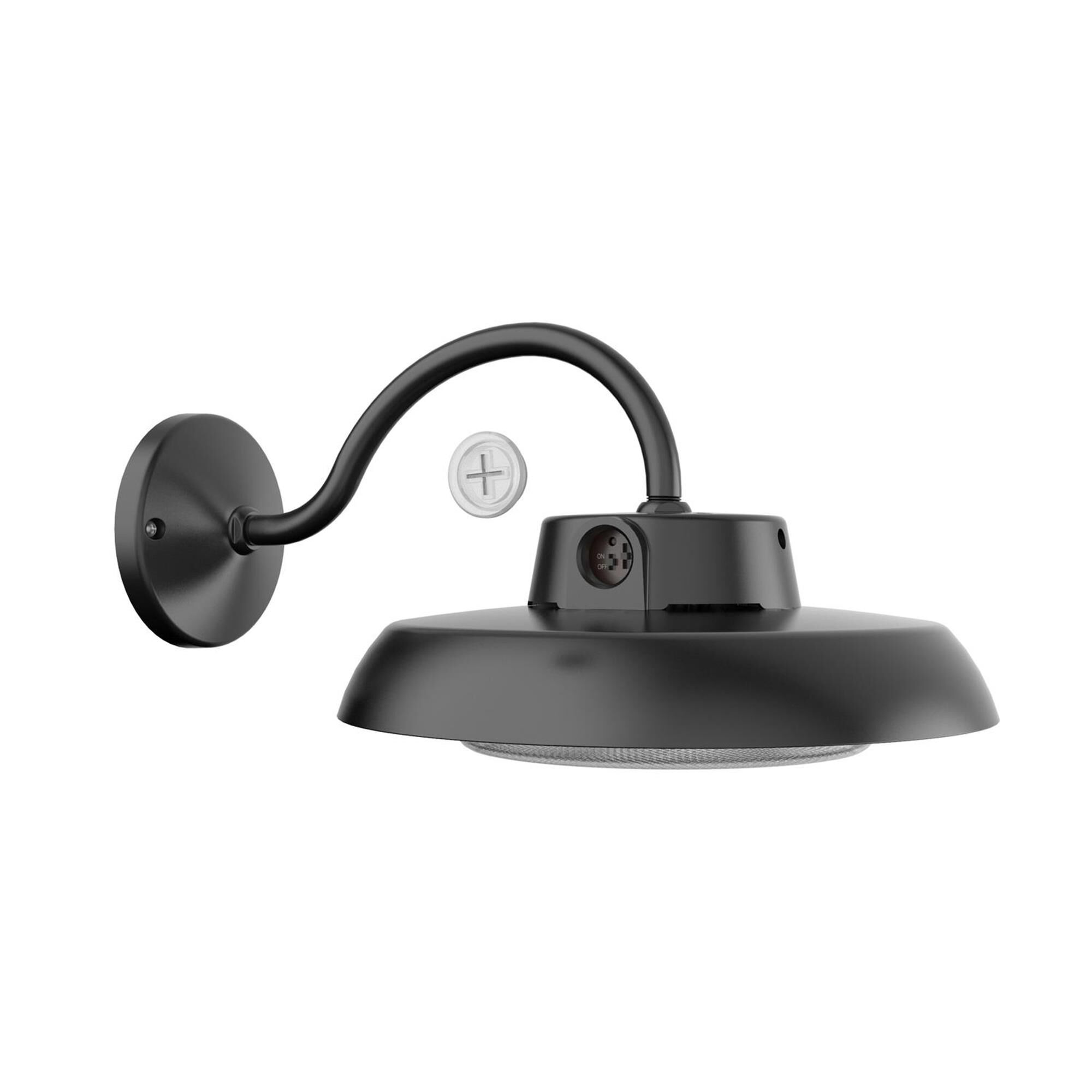 Shown in Black finish and Black Aluminum shade