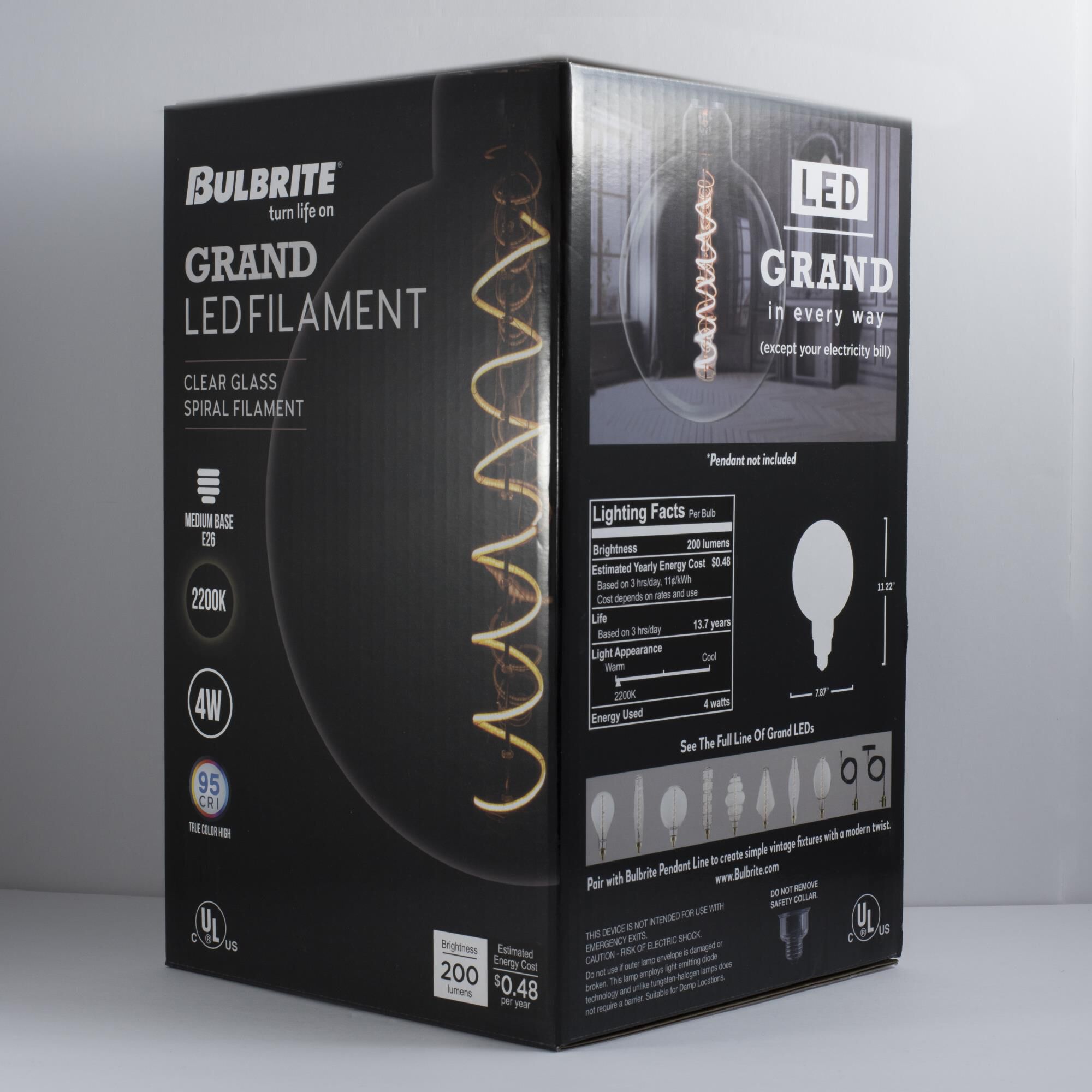 4 Watt 2200K LED Light Bulb by Bulbrite