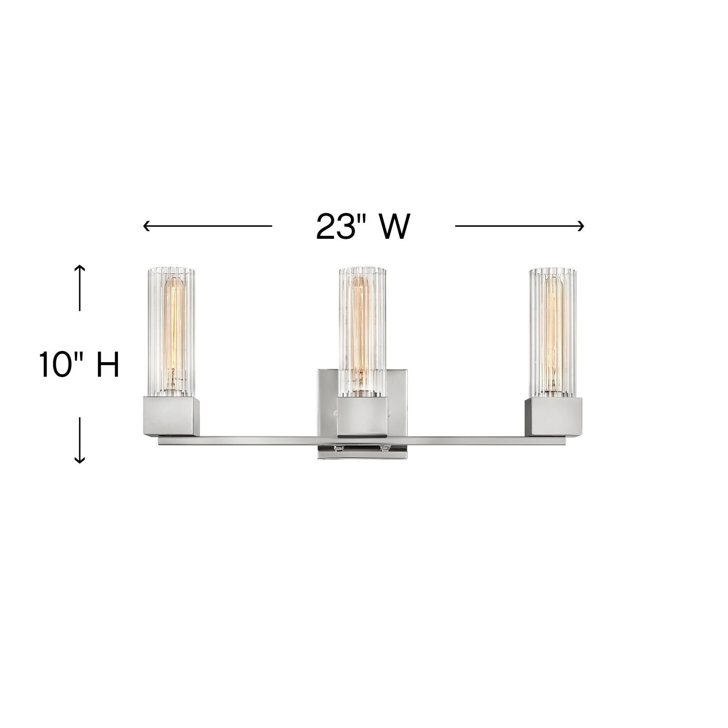 Xander 23 Inch 3 Light Bath Vanity Light by Hinkley Lighting