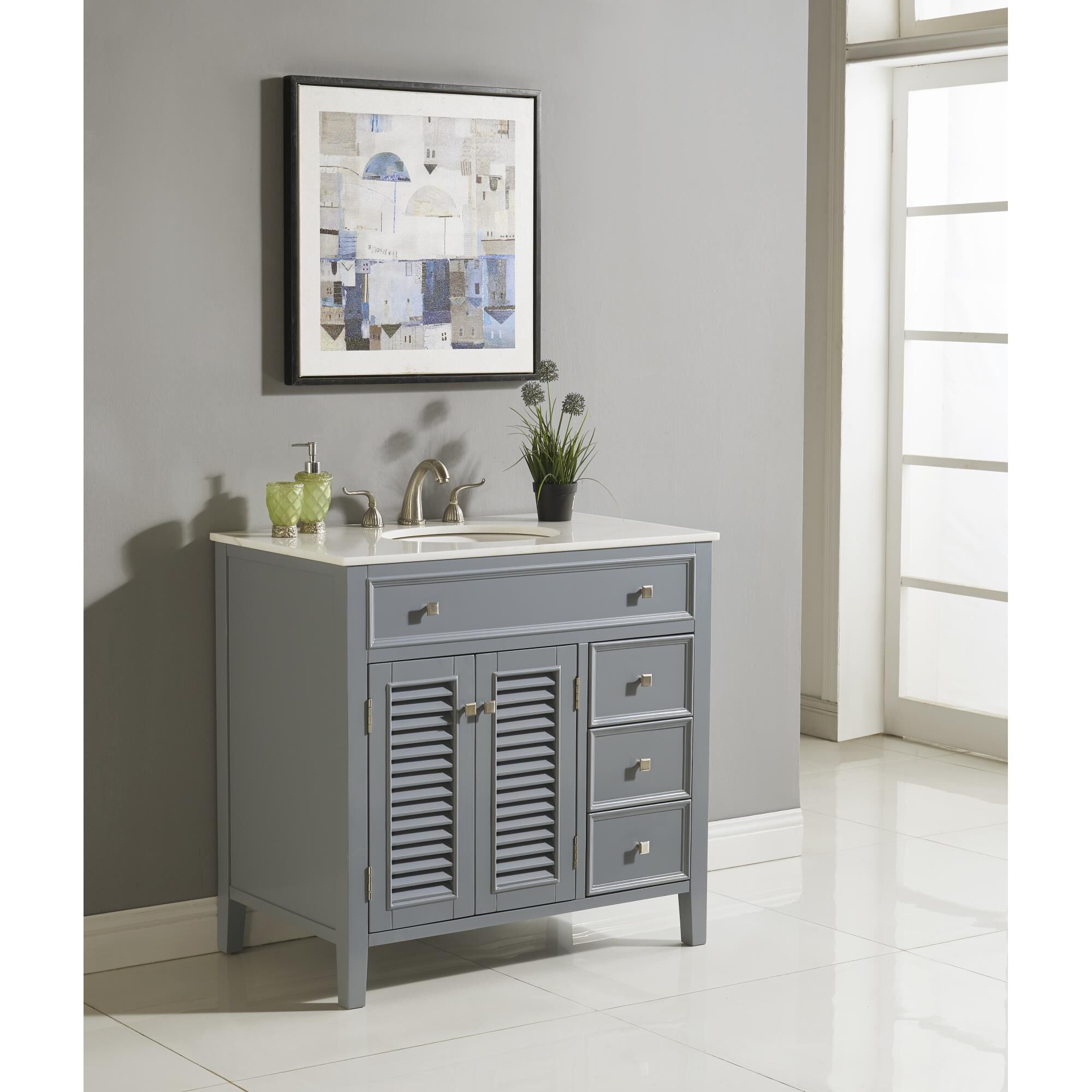 Cape Cod Bath Vanity by Elegant Decor