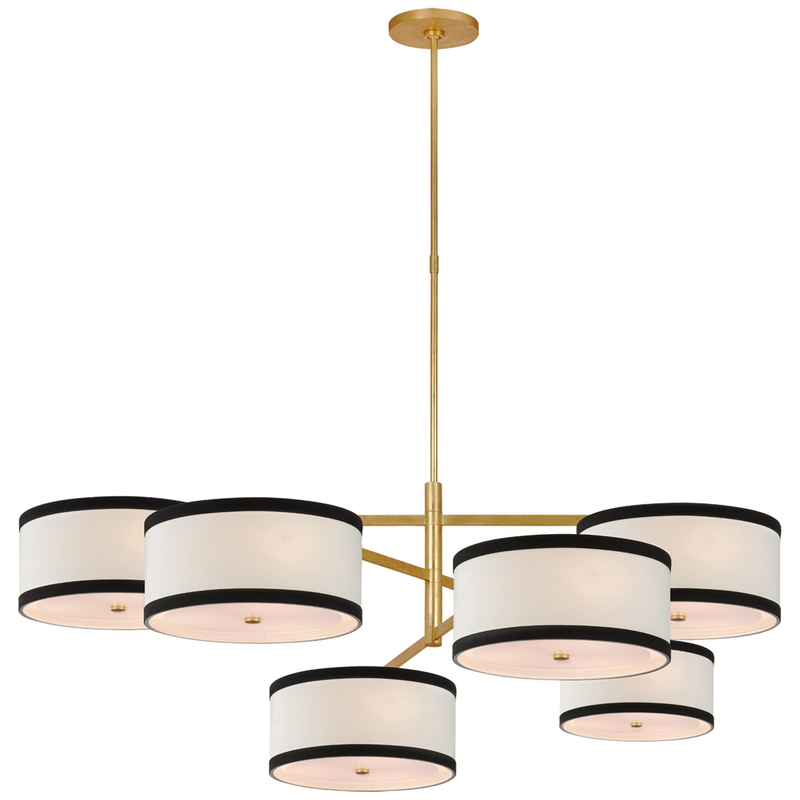 kate spade new york Walker 54 Inch 18 Light LED Chandelier by Visual Comfort Signature Collection