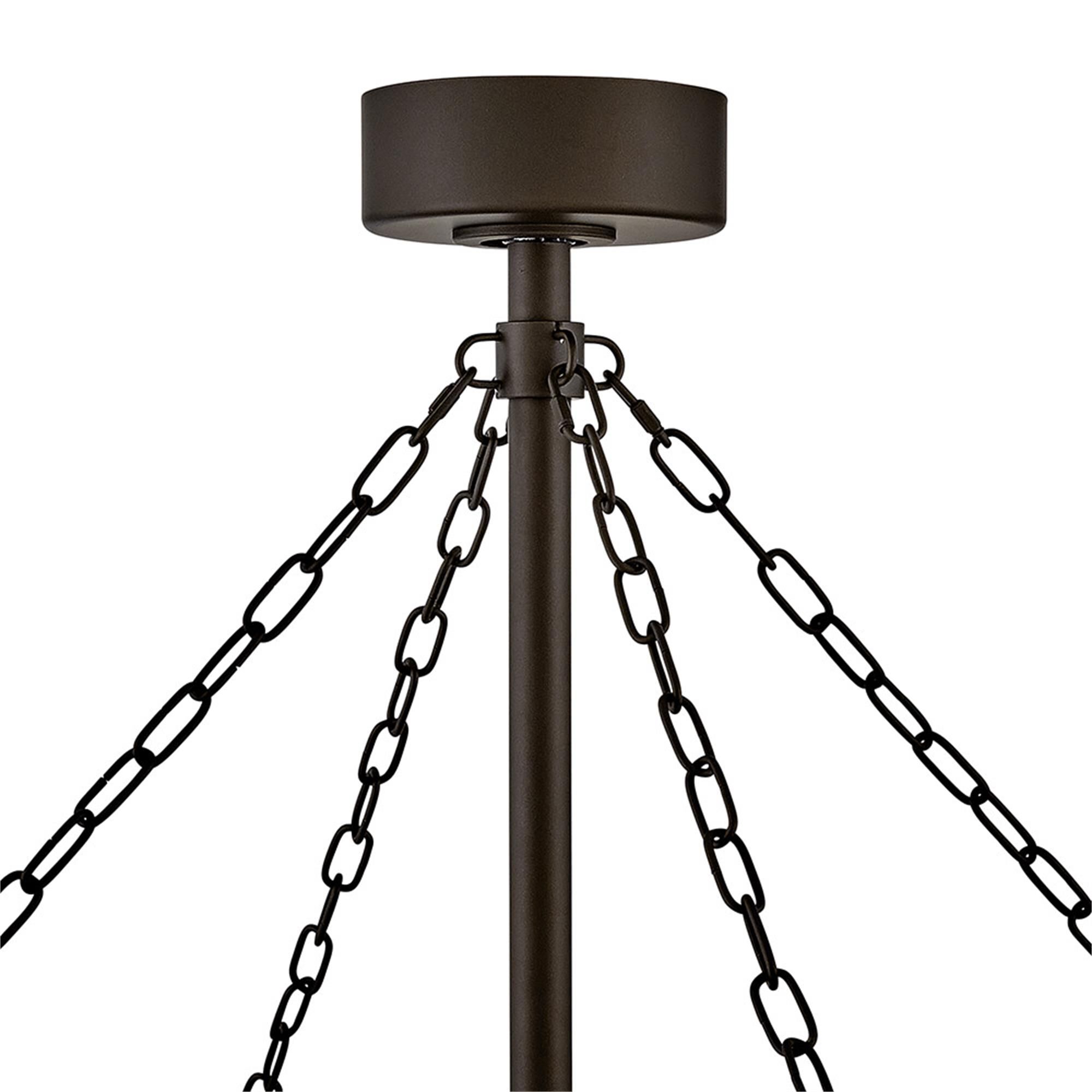 Sawyer 44 Inch Chandelier Ceiling Fan with Light Kit,