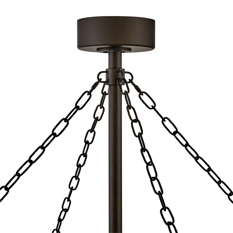 Sawyer 44 Inch Chandelier Ceiling Fan with Light Kit by Hinkley